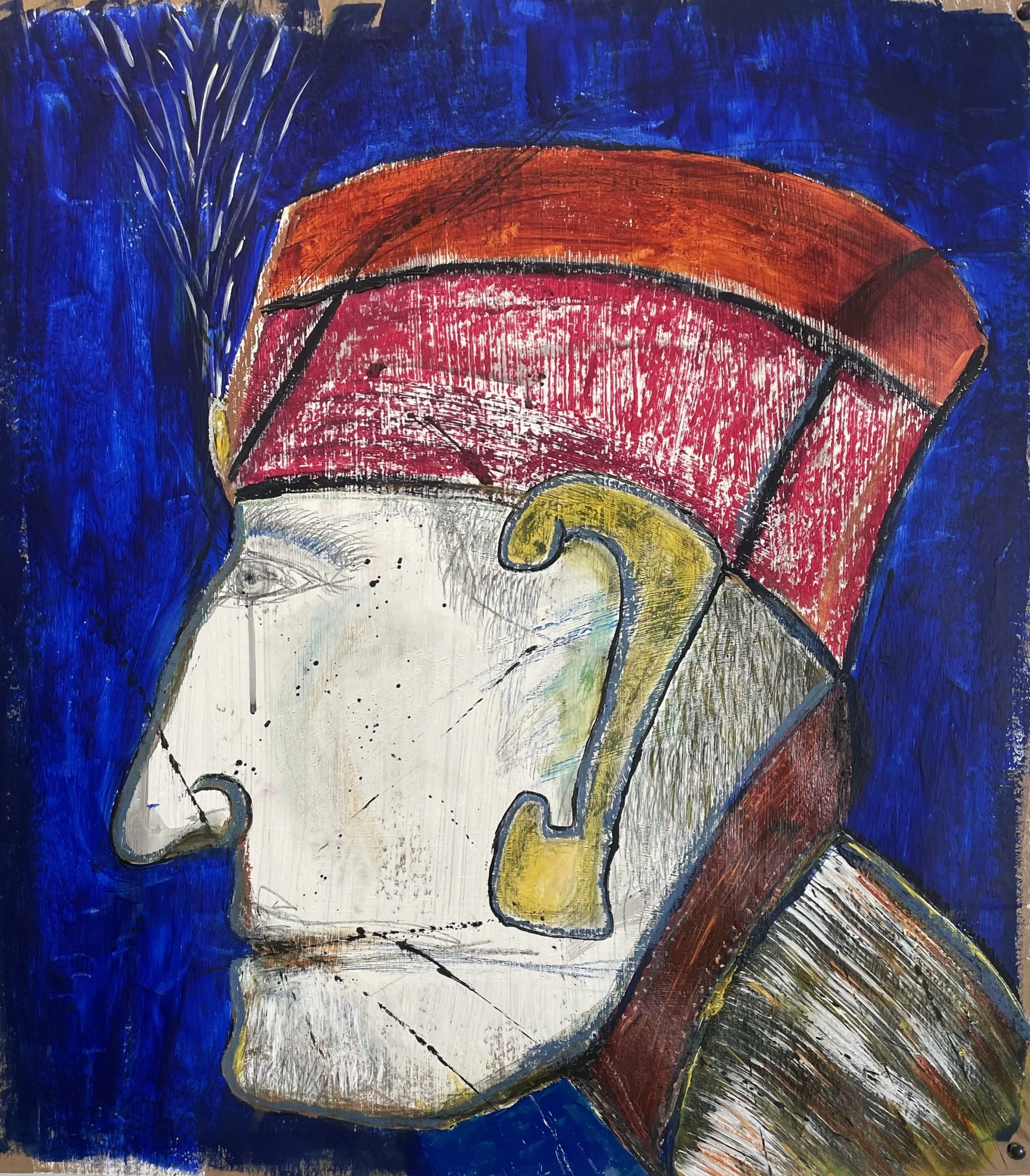 Oreille Jaune, 39" x 63",  2024