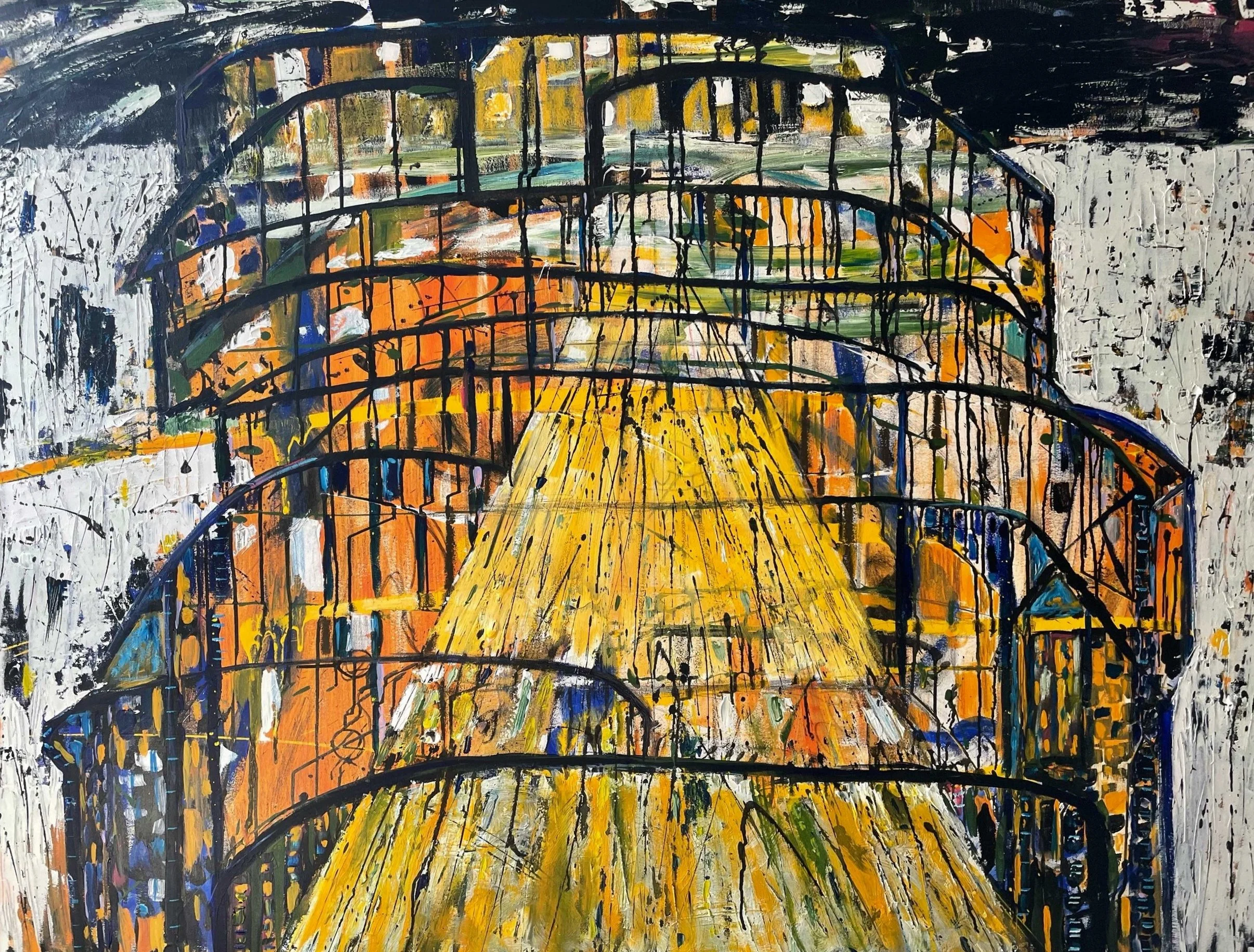 The last post, 48" x 60" , 2024