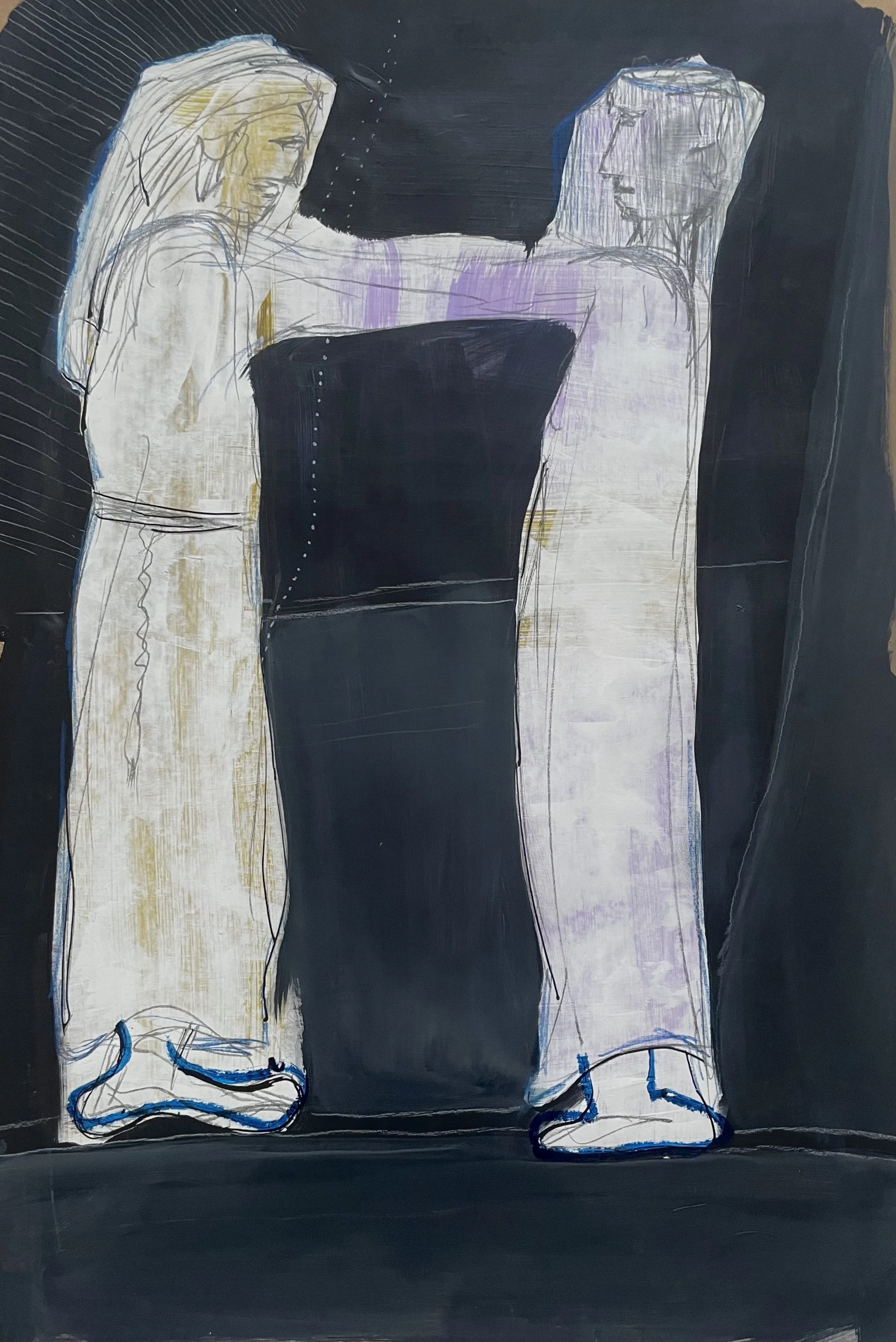 Rencontre #1, 24" x 36" , 2024