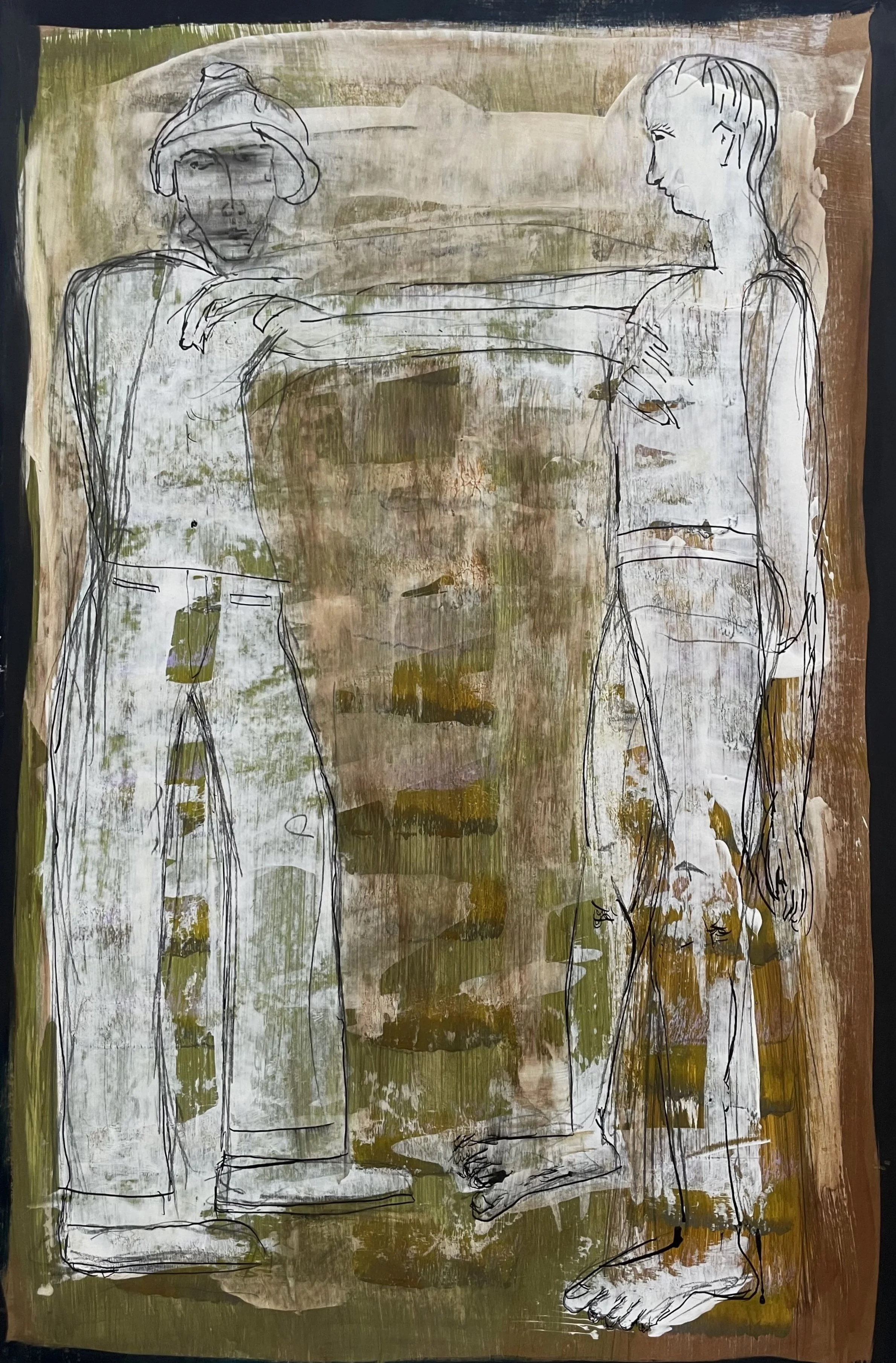 Rencontre #2, 24" x 36" , 2024
