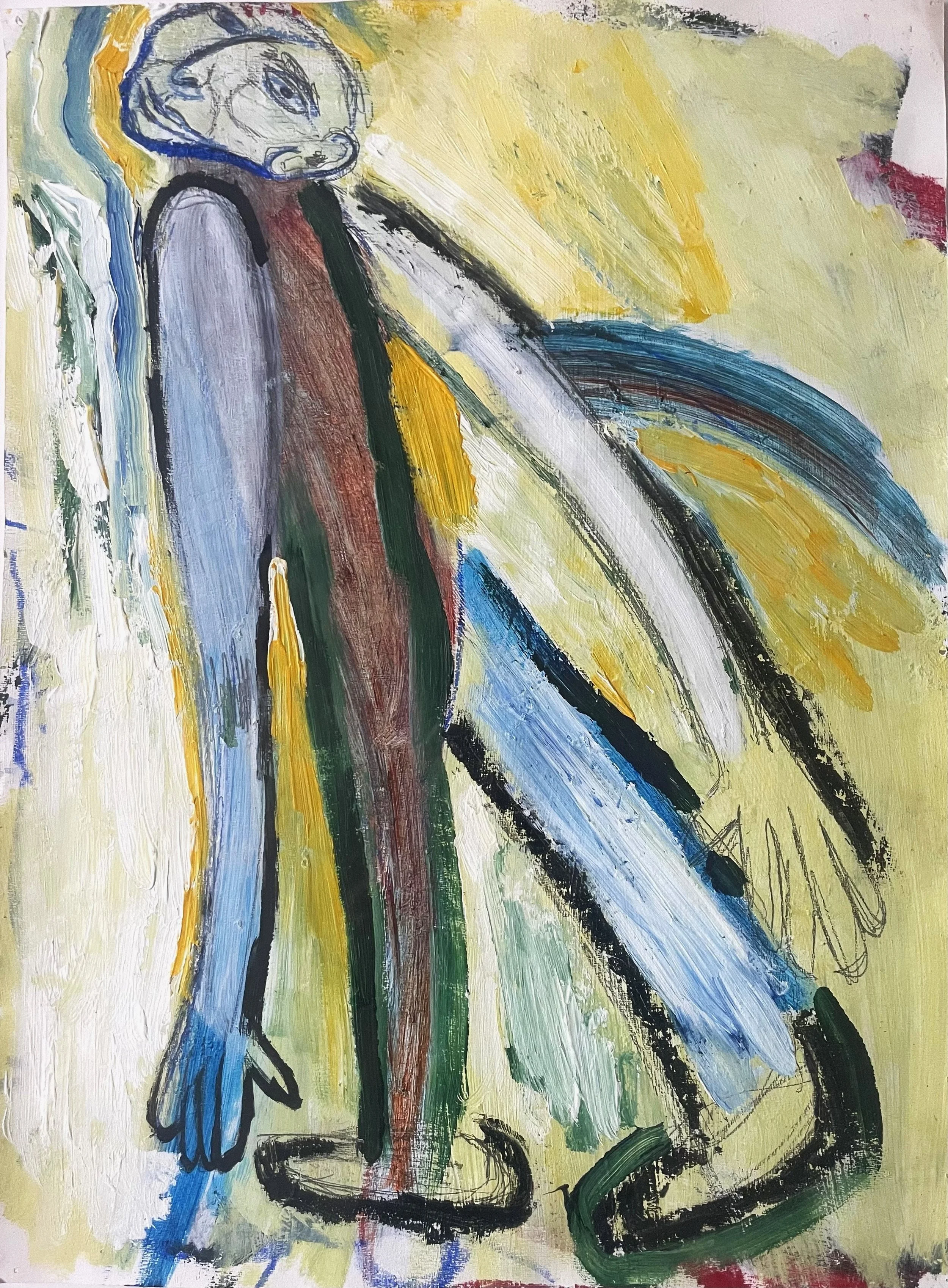 Icare, 17" x 23"