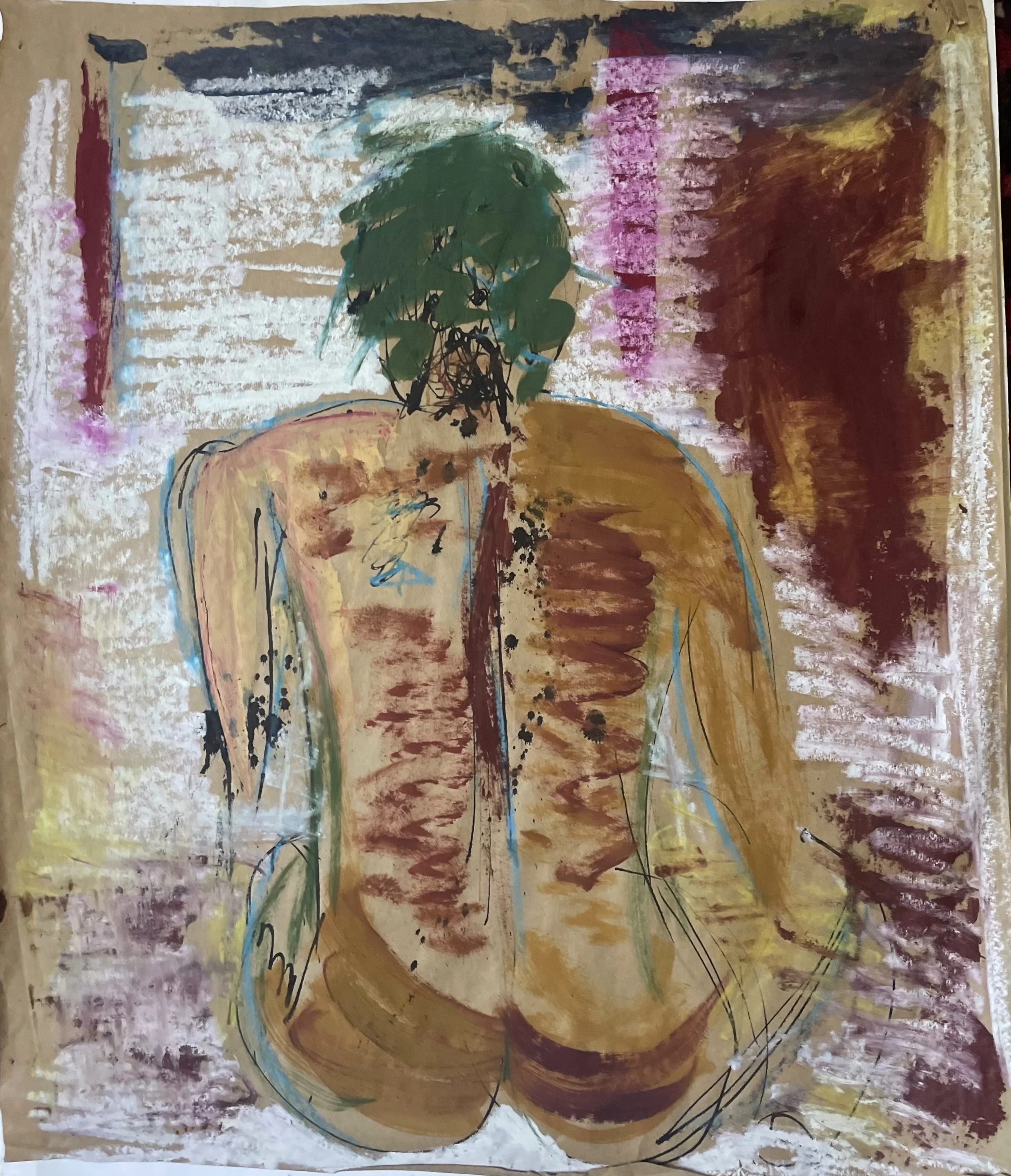 Nu dos, 26" x 26"