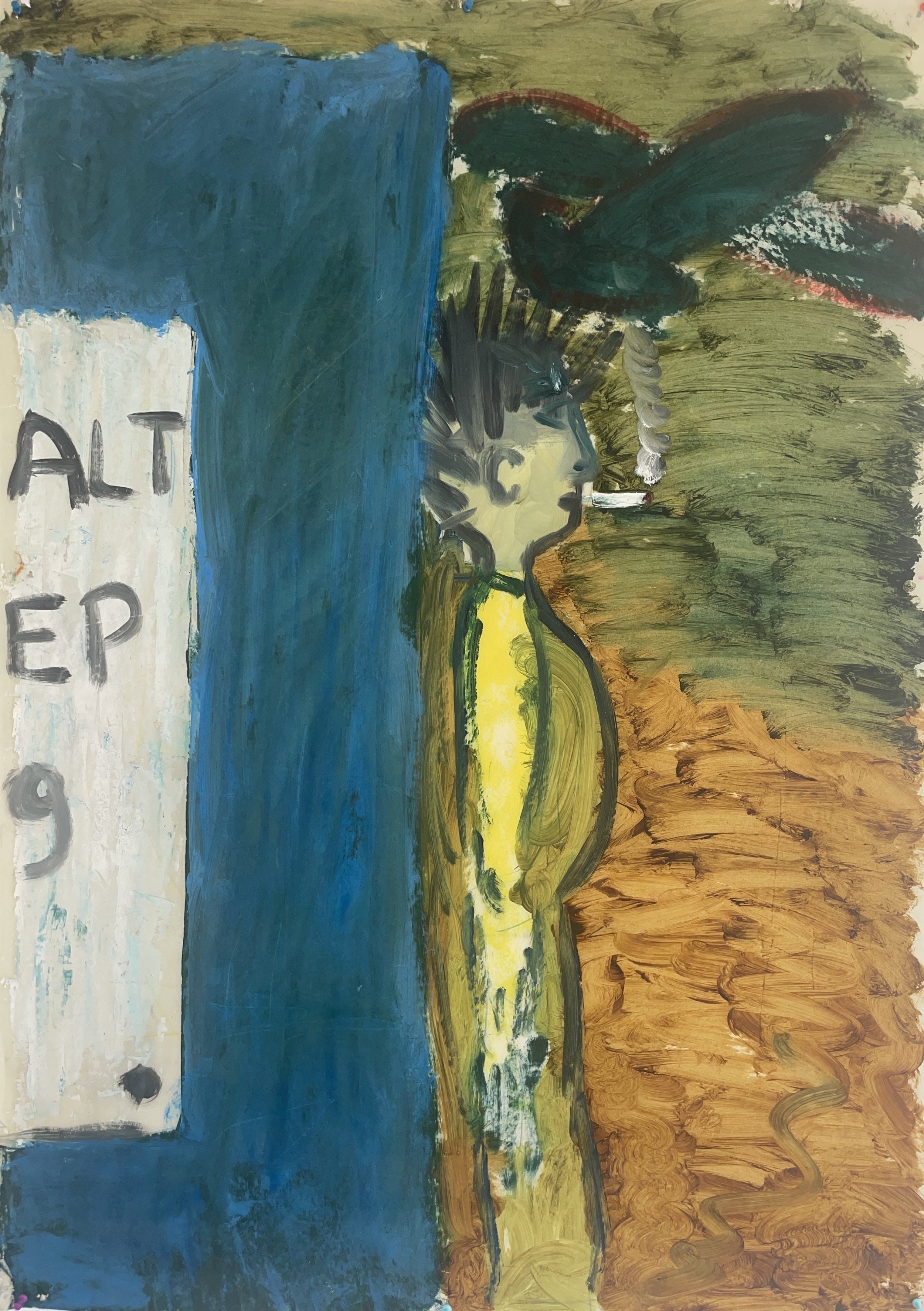 Berlin, 33" x 46.5", 1998