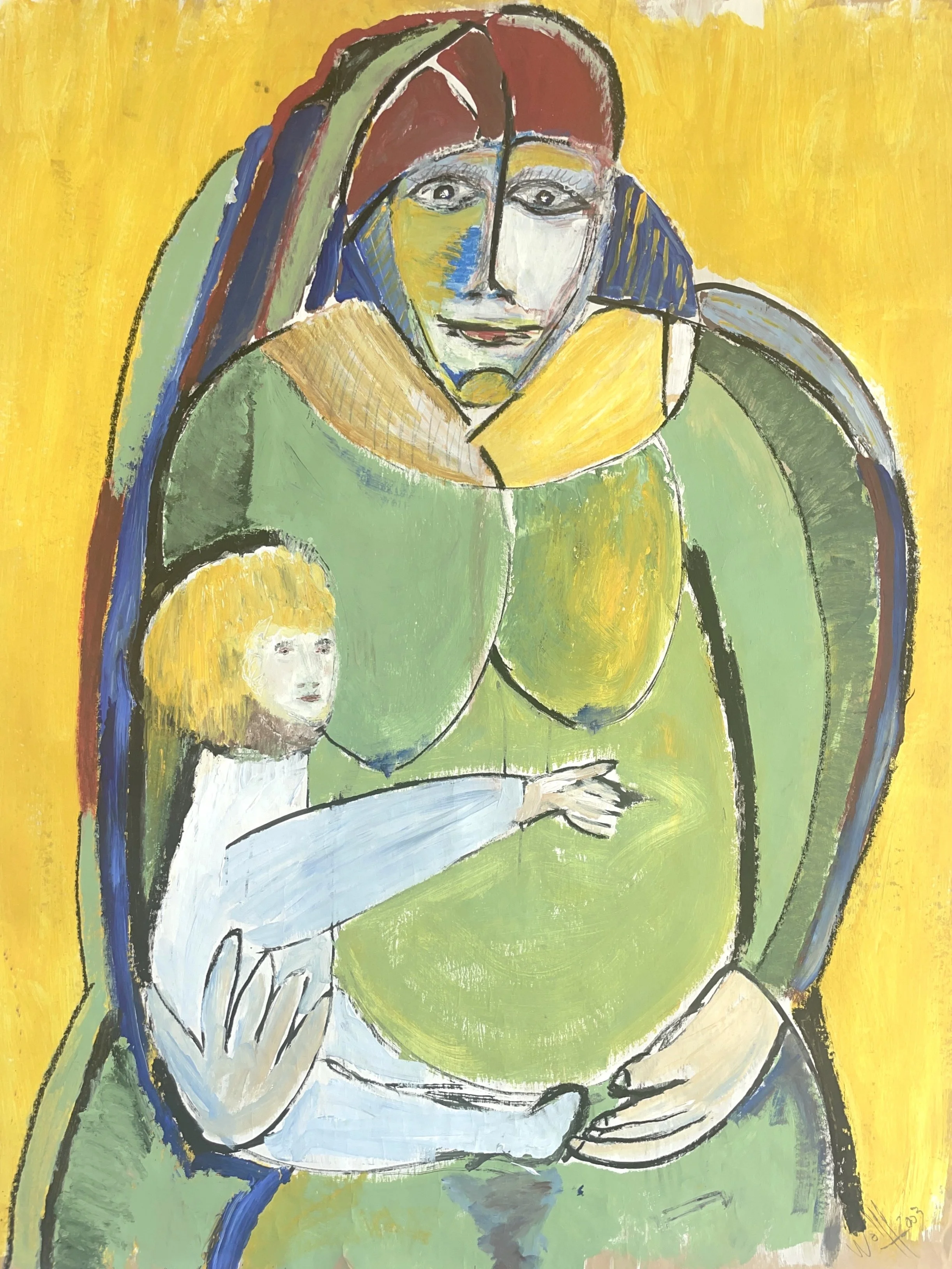 Béret rouge, 45.5" x 58.5", 2003