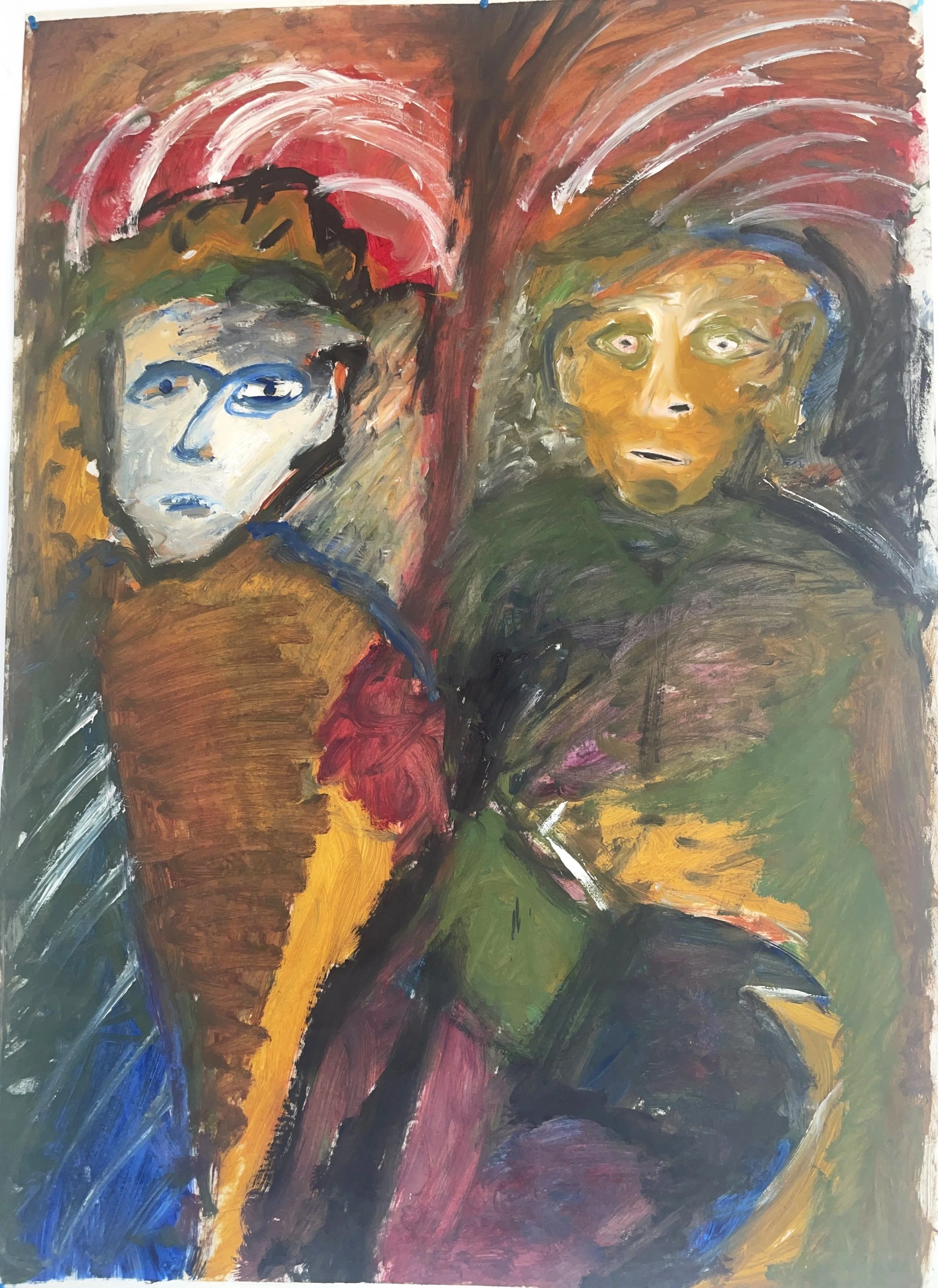 Tanzen und Trinken, 33 x 46.5"