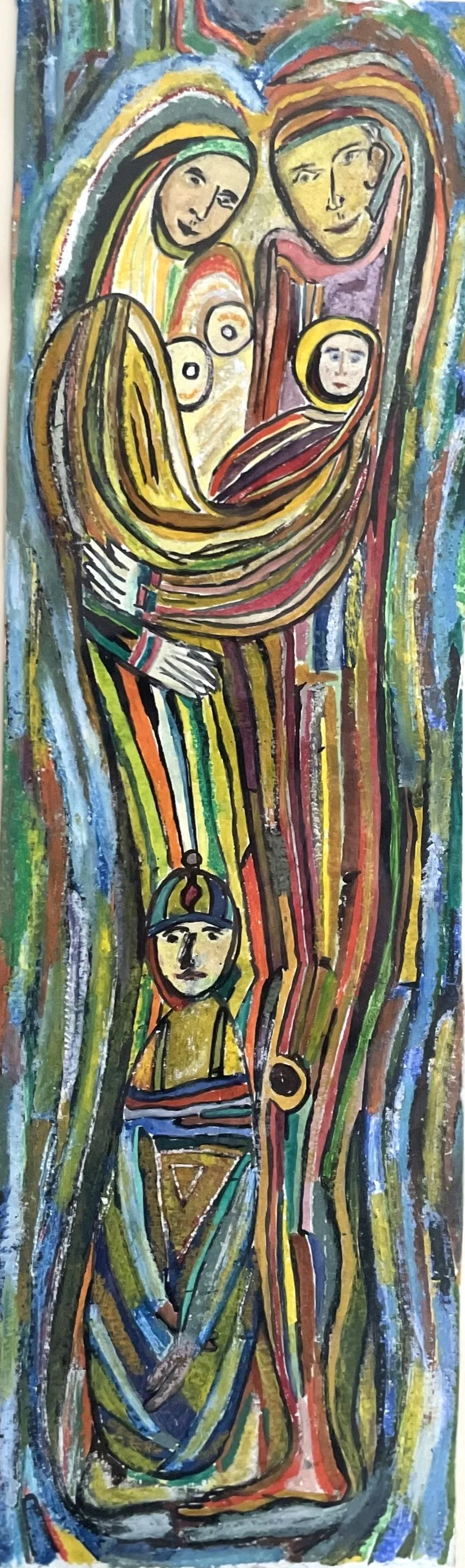 Faire des enfants, 2003, 5" x 17"