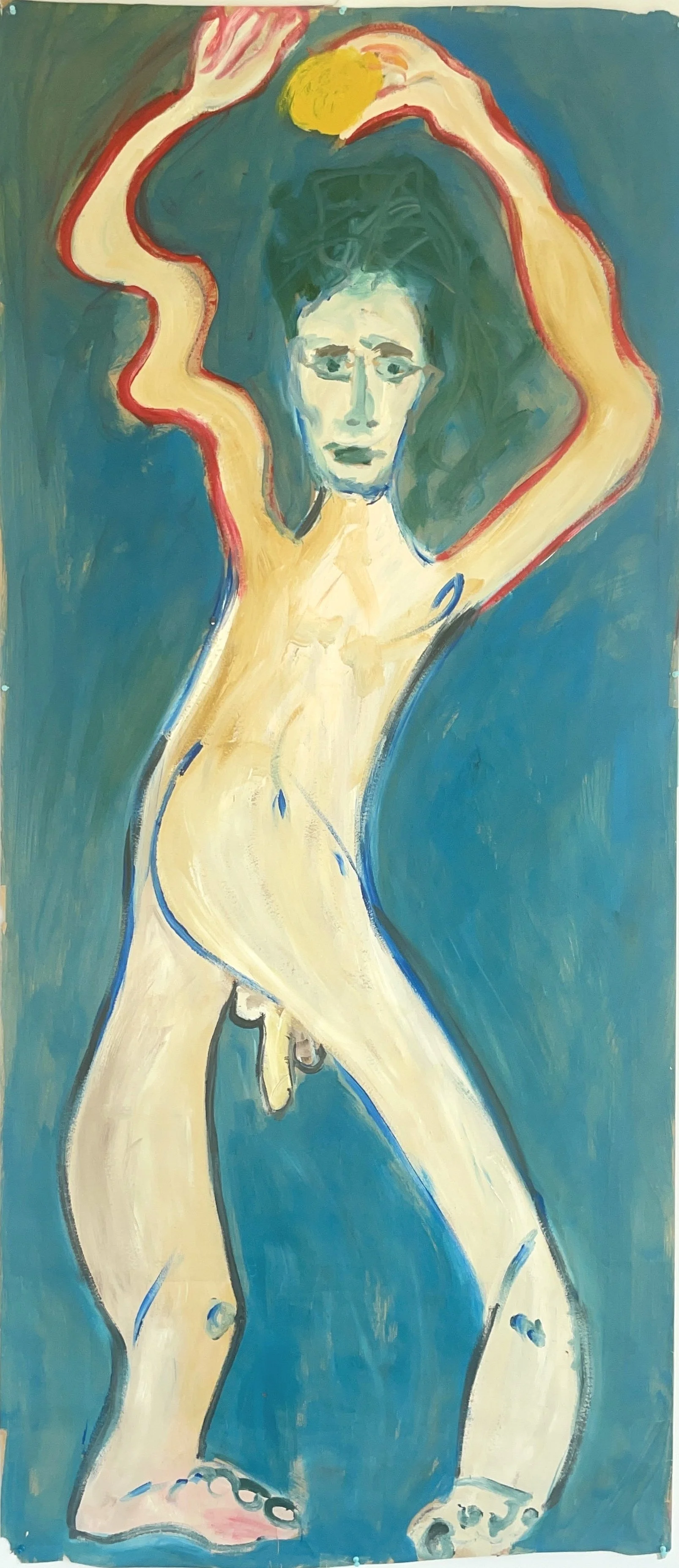 Nu bleu, 36" x 81.5"