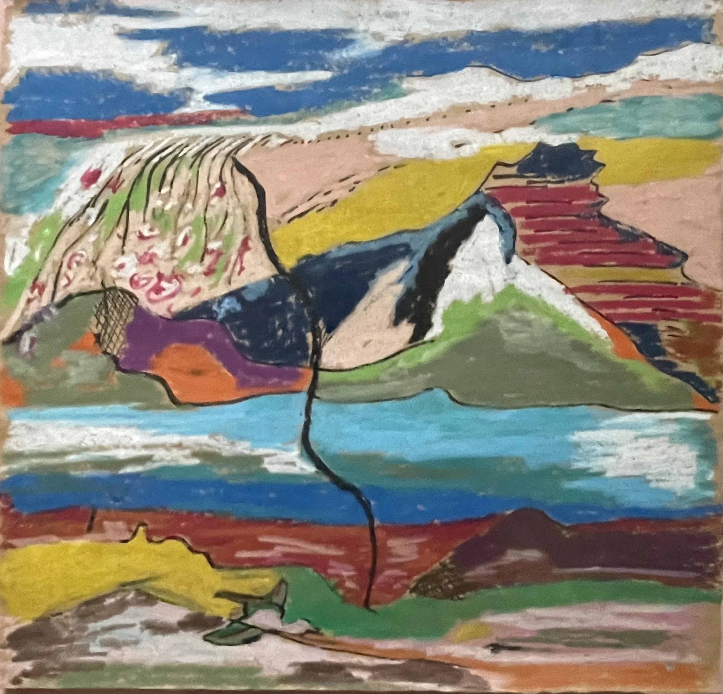 Uttarakuru, 15" x 16" 