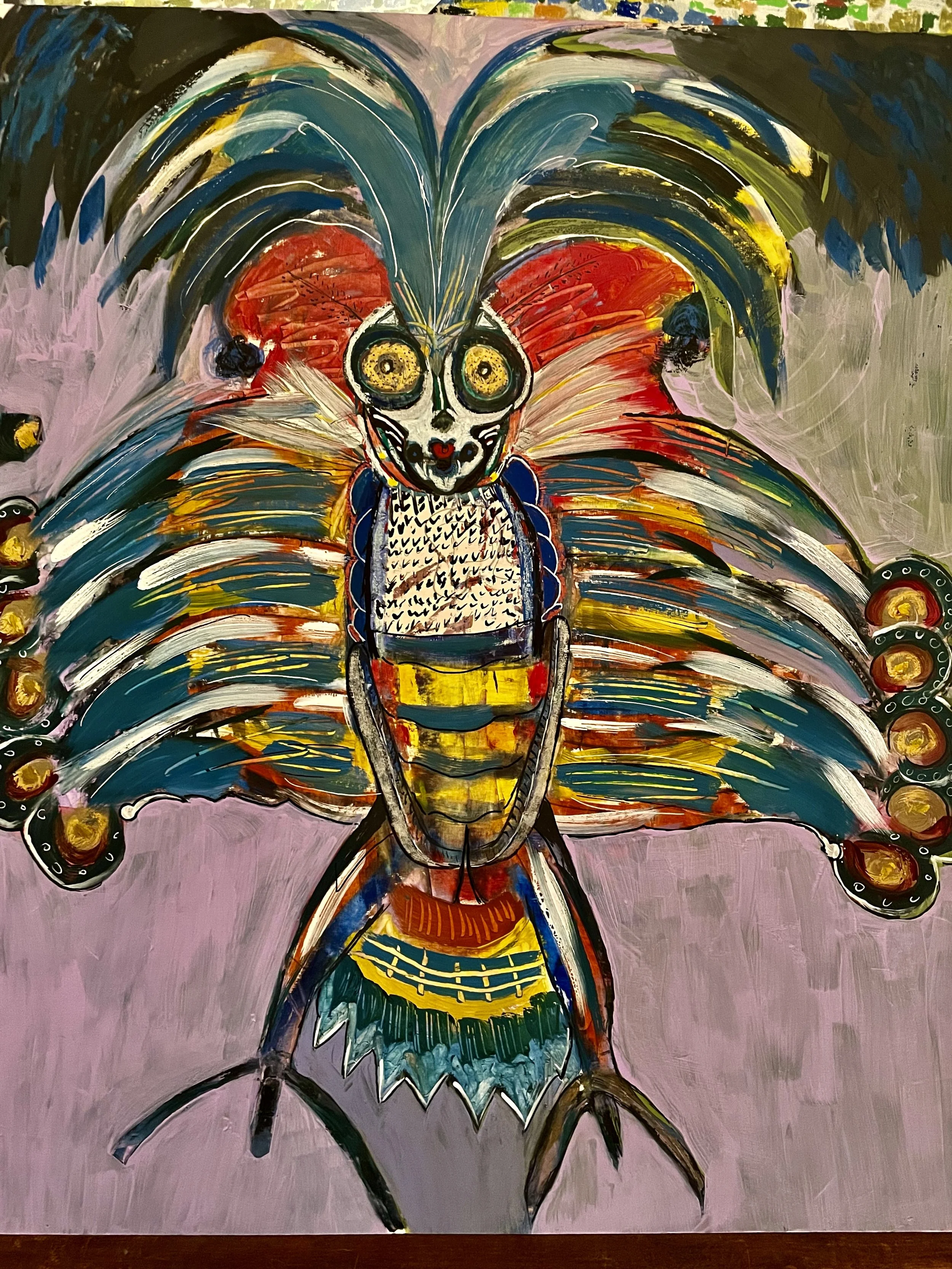 T.Bird , 31" x 27", 2022