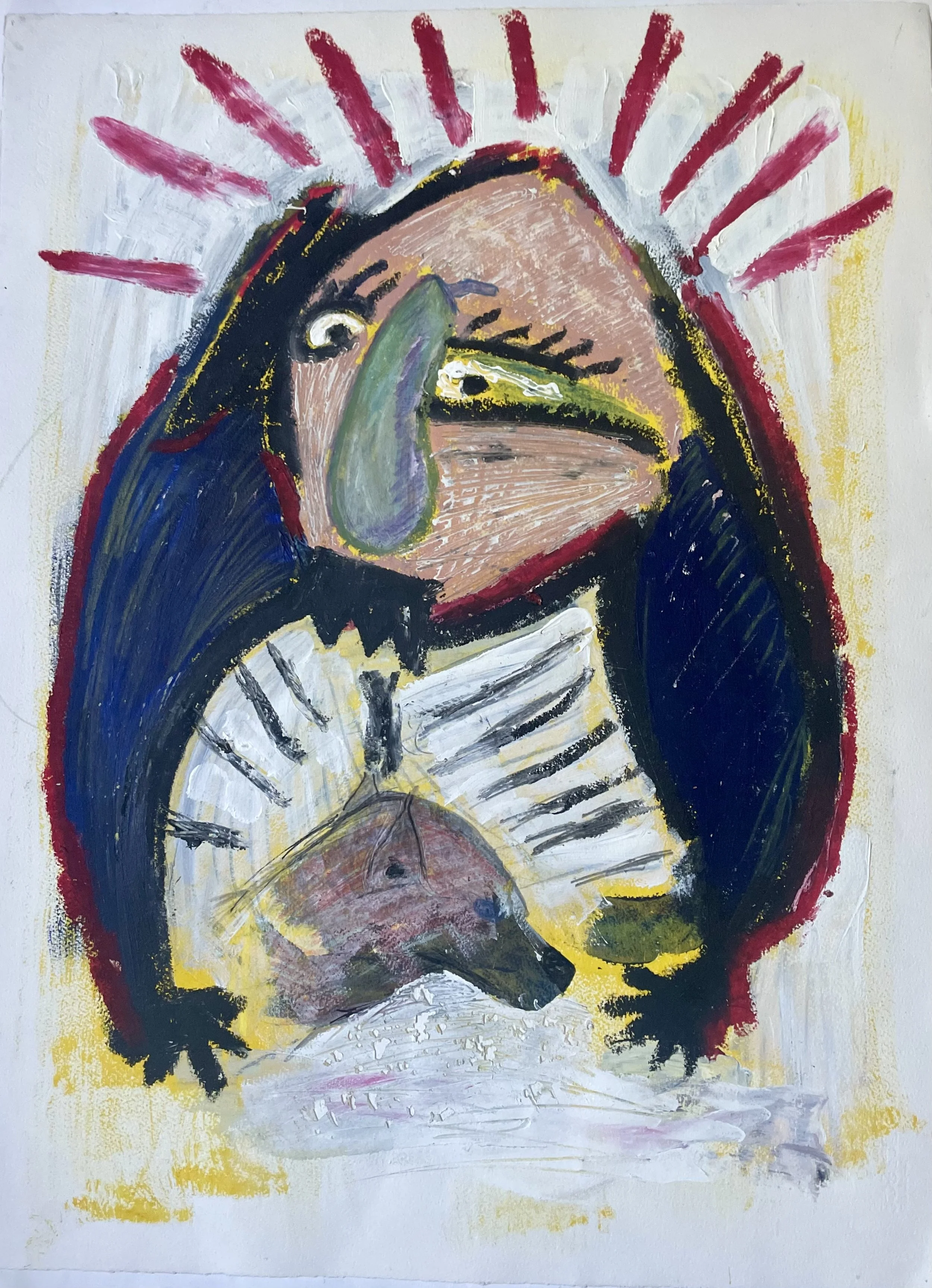 Best friend, 22" x 29.5"