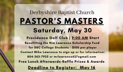 Pastor's Masters