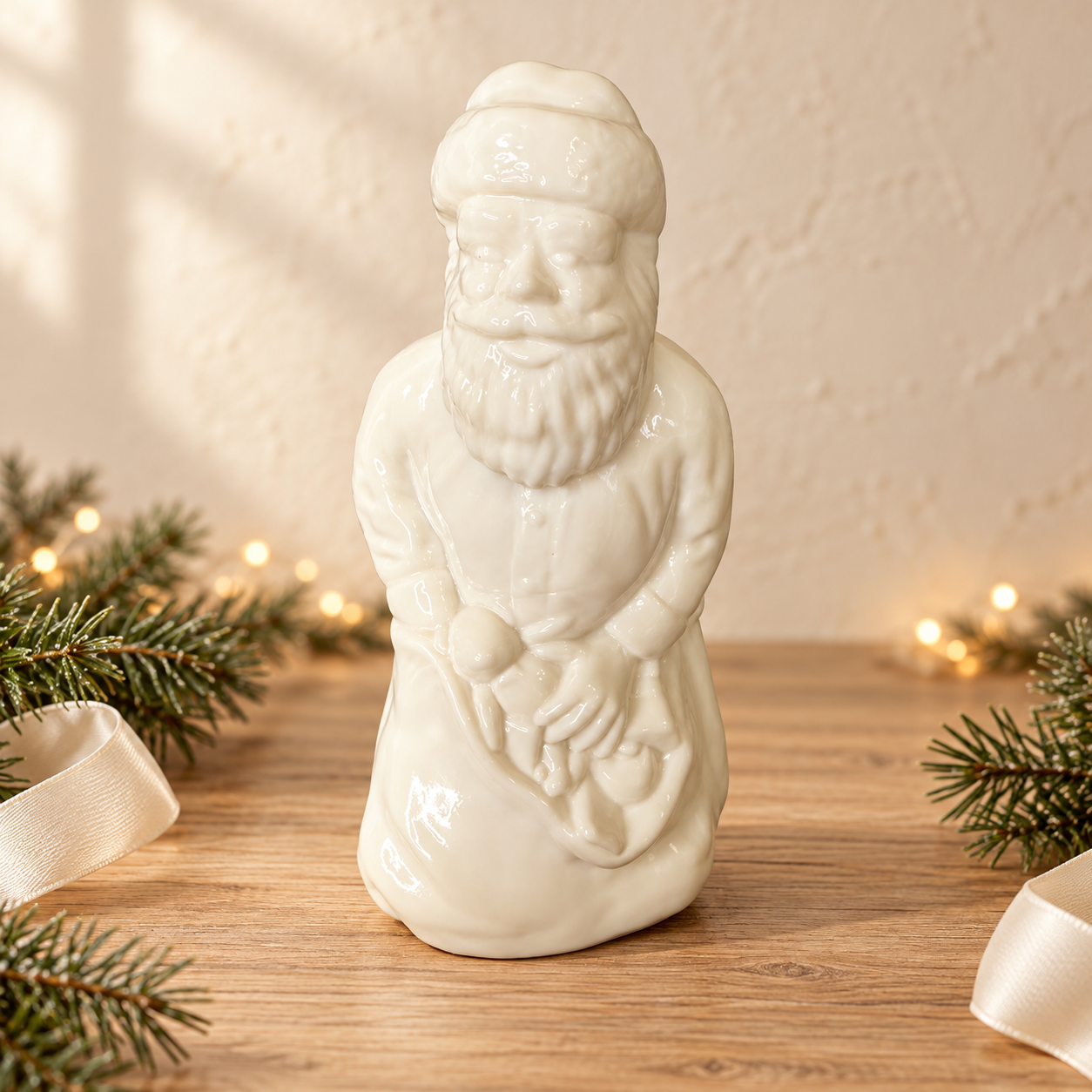 Cream Glass Santa Holiday Display.png