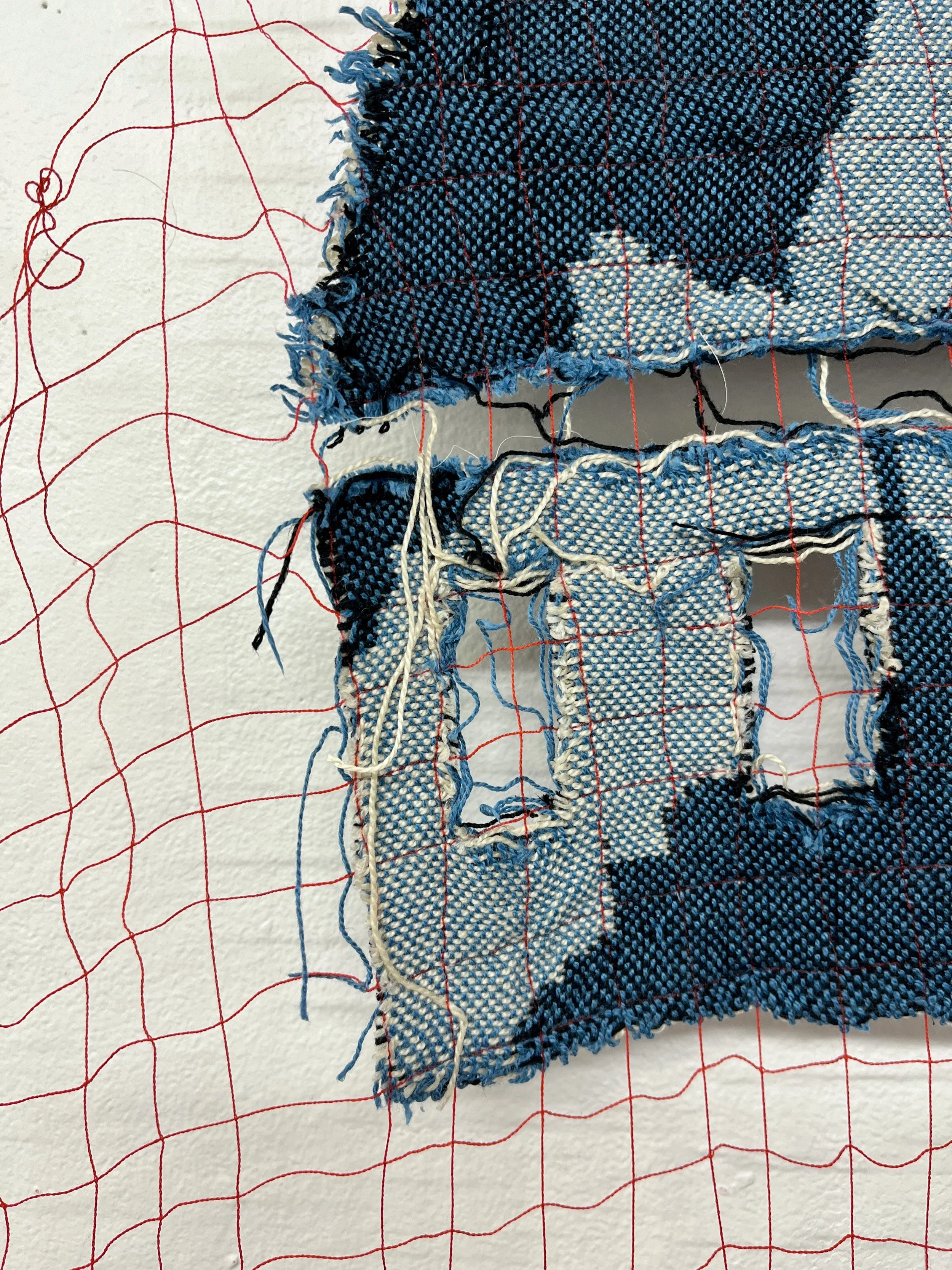 Map of the Dream House, 2026
double-weave cloth, linen, sewing thread