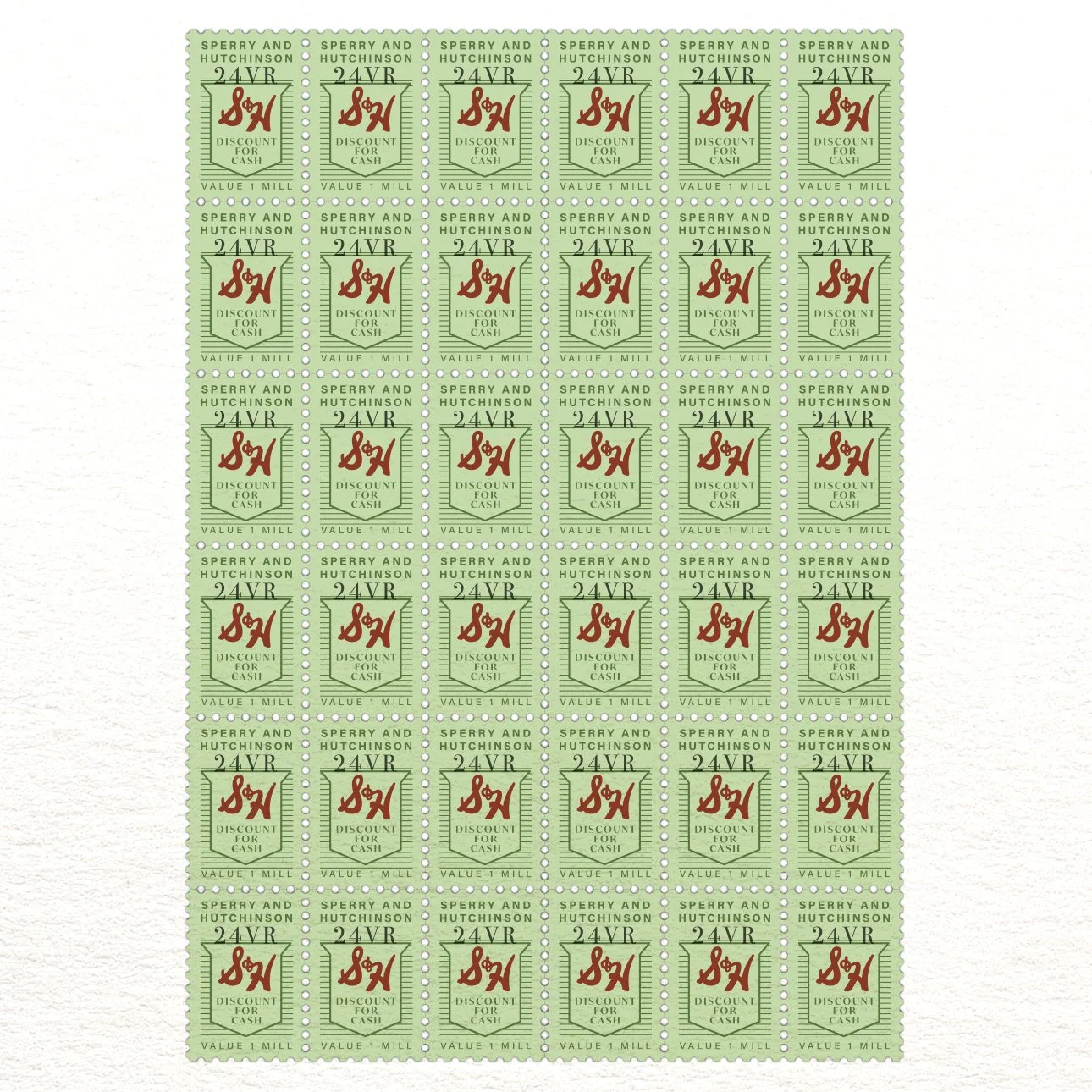 S&H Green Stamps Illustration