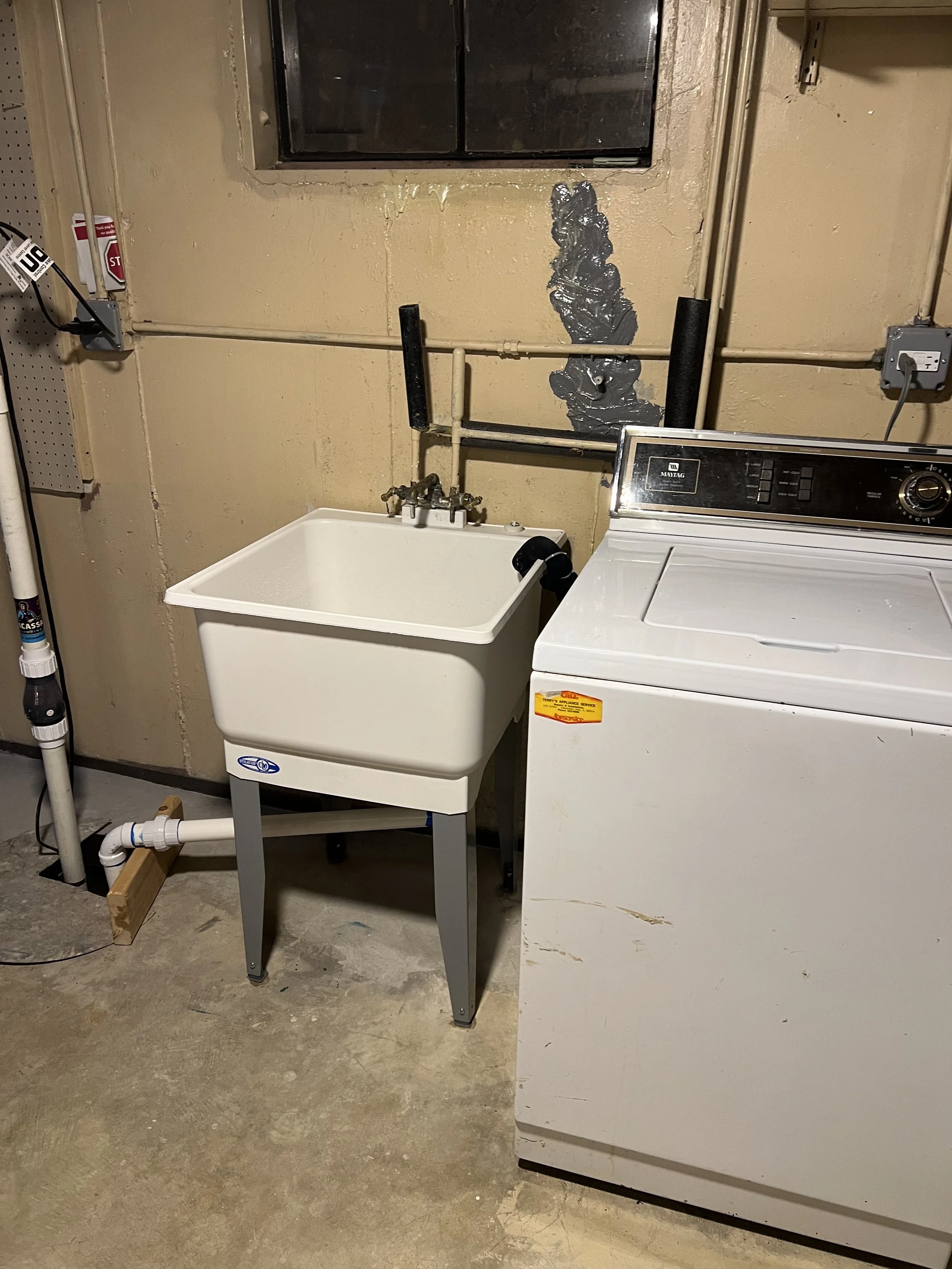 Utiltity Sink Install Project Complete.jpg