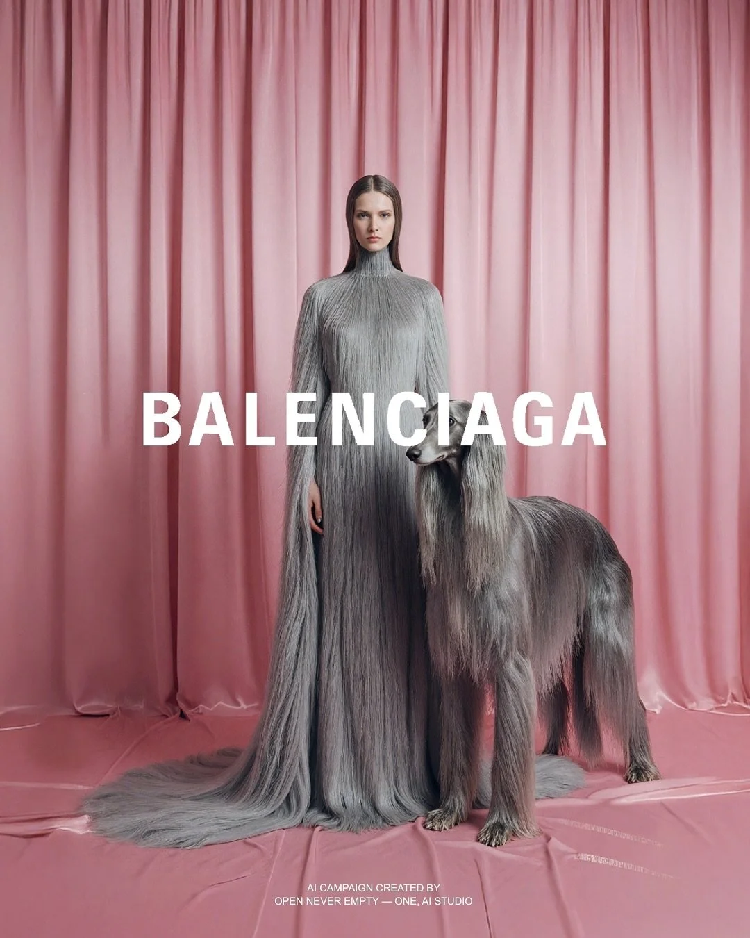 NEW AI CAMPAIGN &mdash; 
&ldquo; I love you but I&rsquo;ll wear you &ldquo;

AI concept campaign made for creative exploration
not affiliated with or commissioned by @balenciaga (yet) 

#ai #aicampaign #artdirection #balenciaga #fashioncampaign