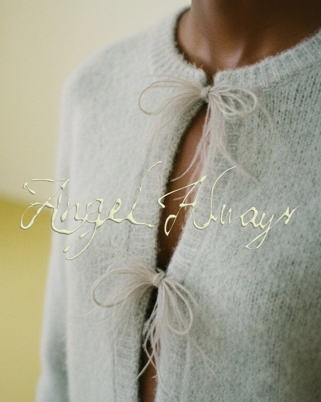 Editorial fashion detail featuring textured knitwear used as a visual concept for luxury brand storytelling.