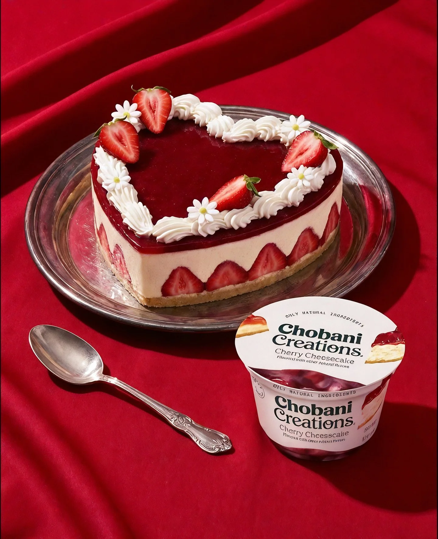 NEW AI CAMPAIGN &mdash; 
Special Valentine&rsquo;s Day Edition ❤️ 

A concept campaign made for creative exploration
not affiliated with or commissioned by @chobani (yet) 

#valentinesday #aicampaign #artdirection #chobani #chobaniyogurt