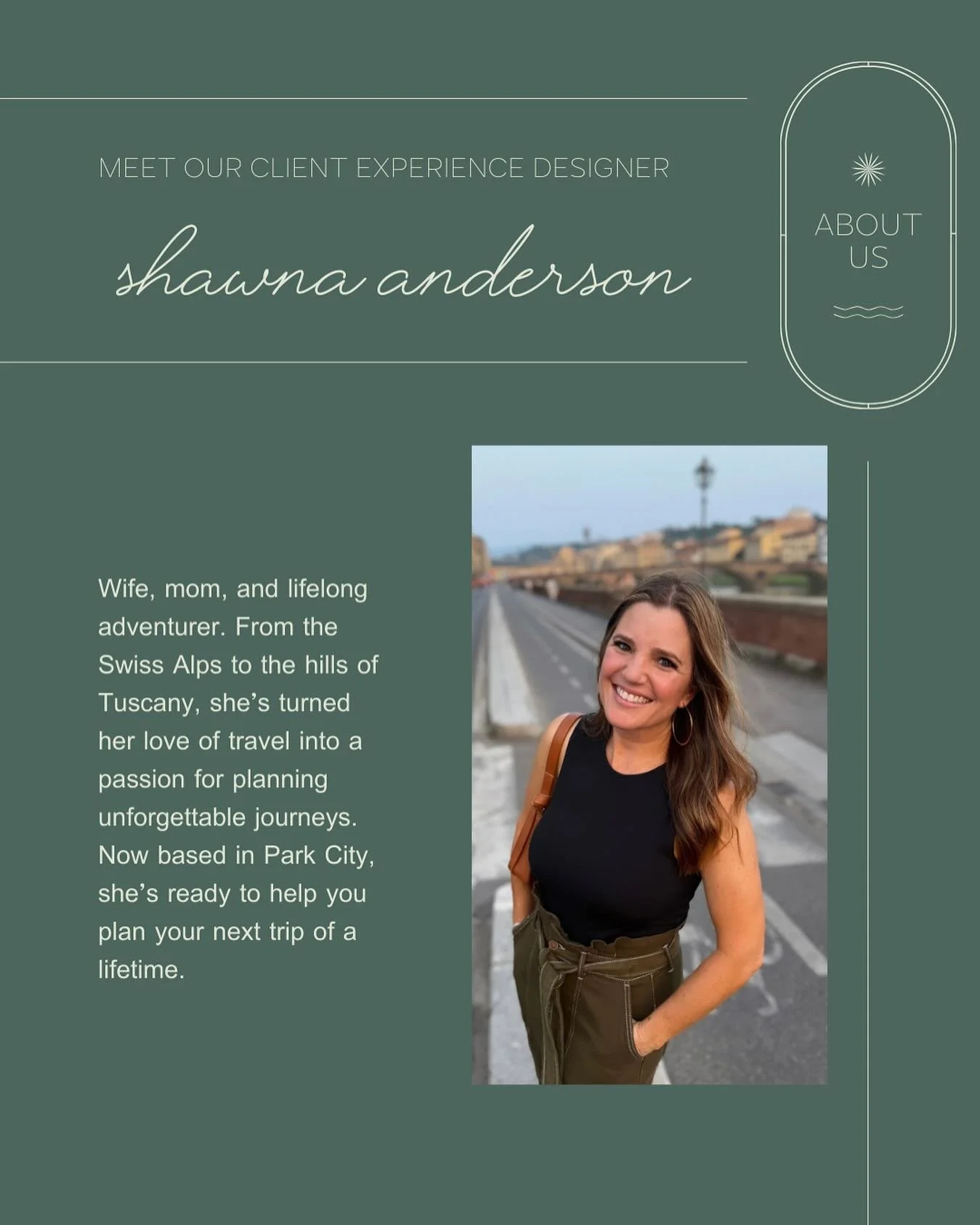 Meet our new travel designer, Shawna,  a wife, mom, and lifelong adventurer with a heart for connection and a passion for exploring the world.

After years spent between Southern California and suburban Atlanta, raising a family, teaching, and runnin