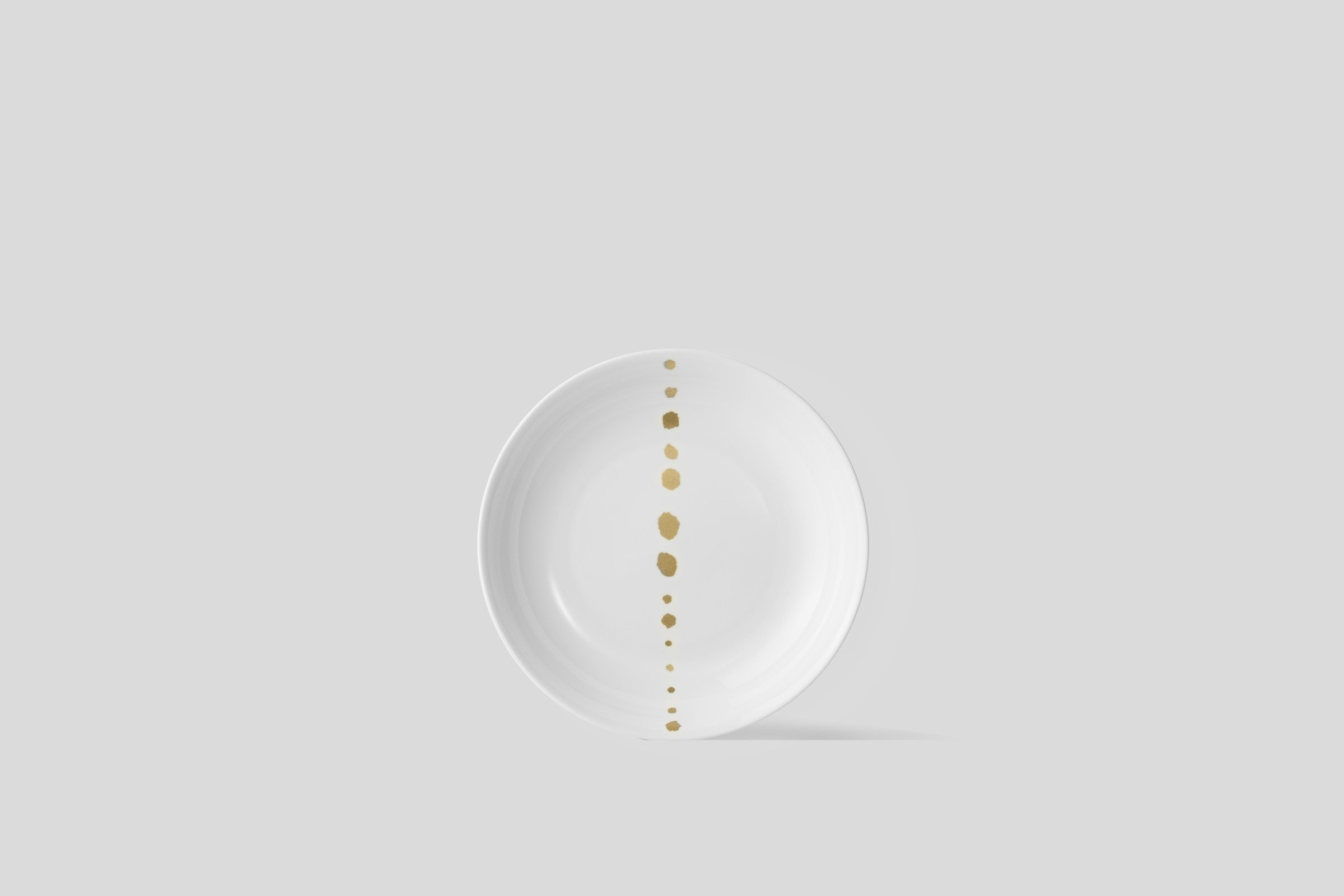 Golden Pearls Soup Plate