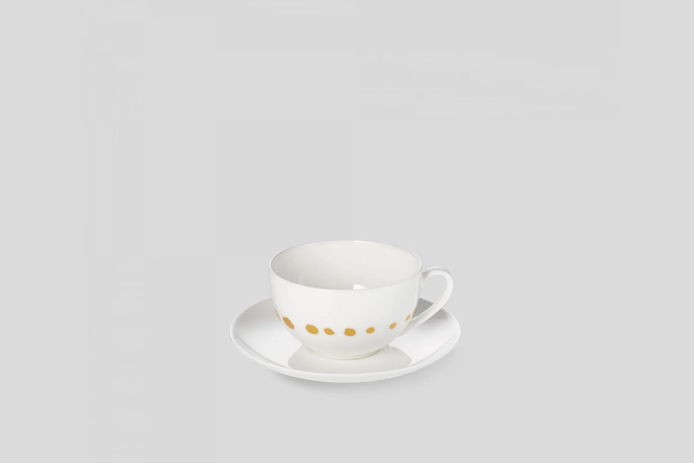 Golden Pearls Espresso Cup & Saucer