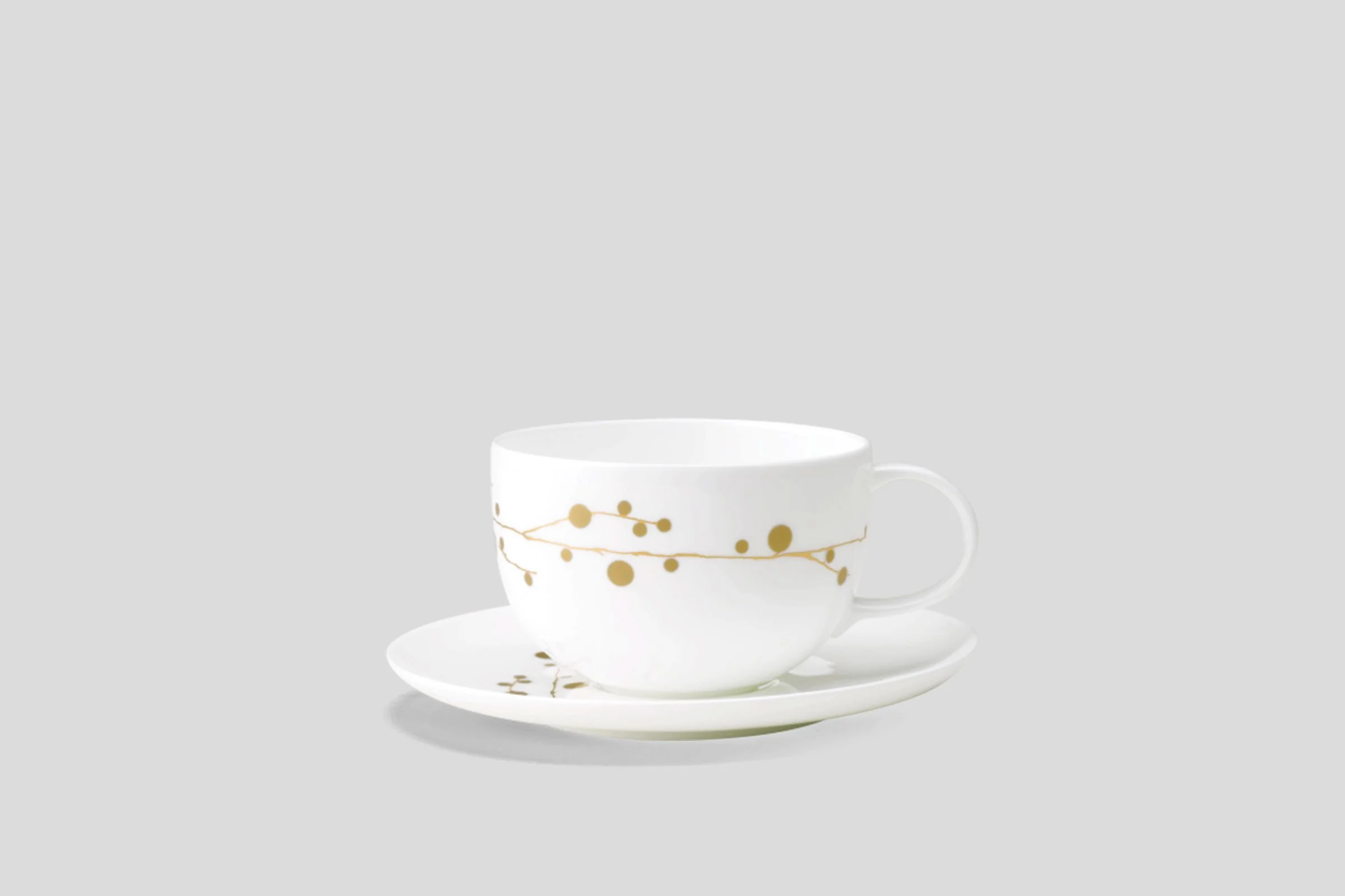 Nikko Golden Berry Breakfast Cup & Saucer