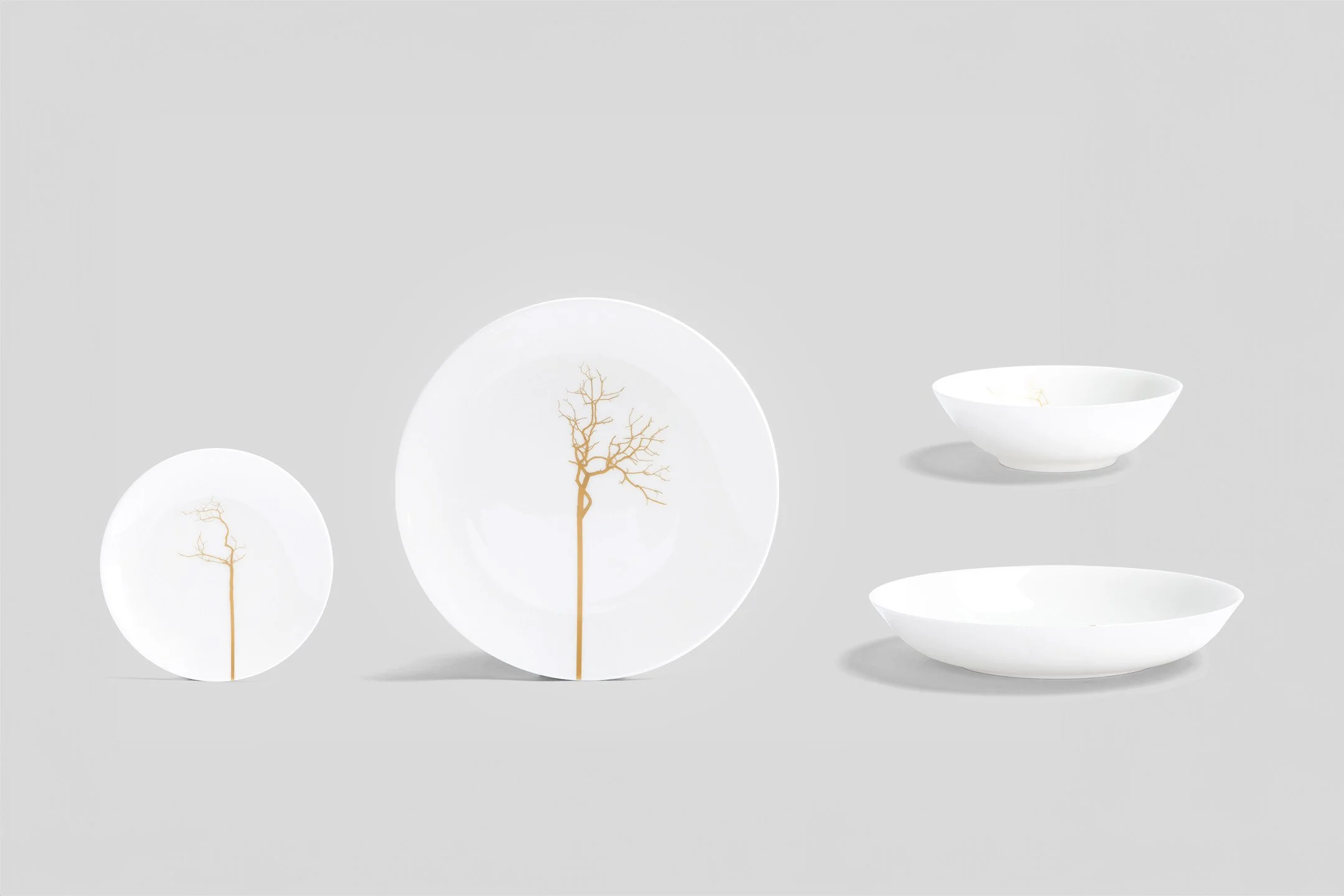 Golden Forest Dinner Set for Two