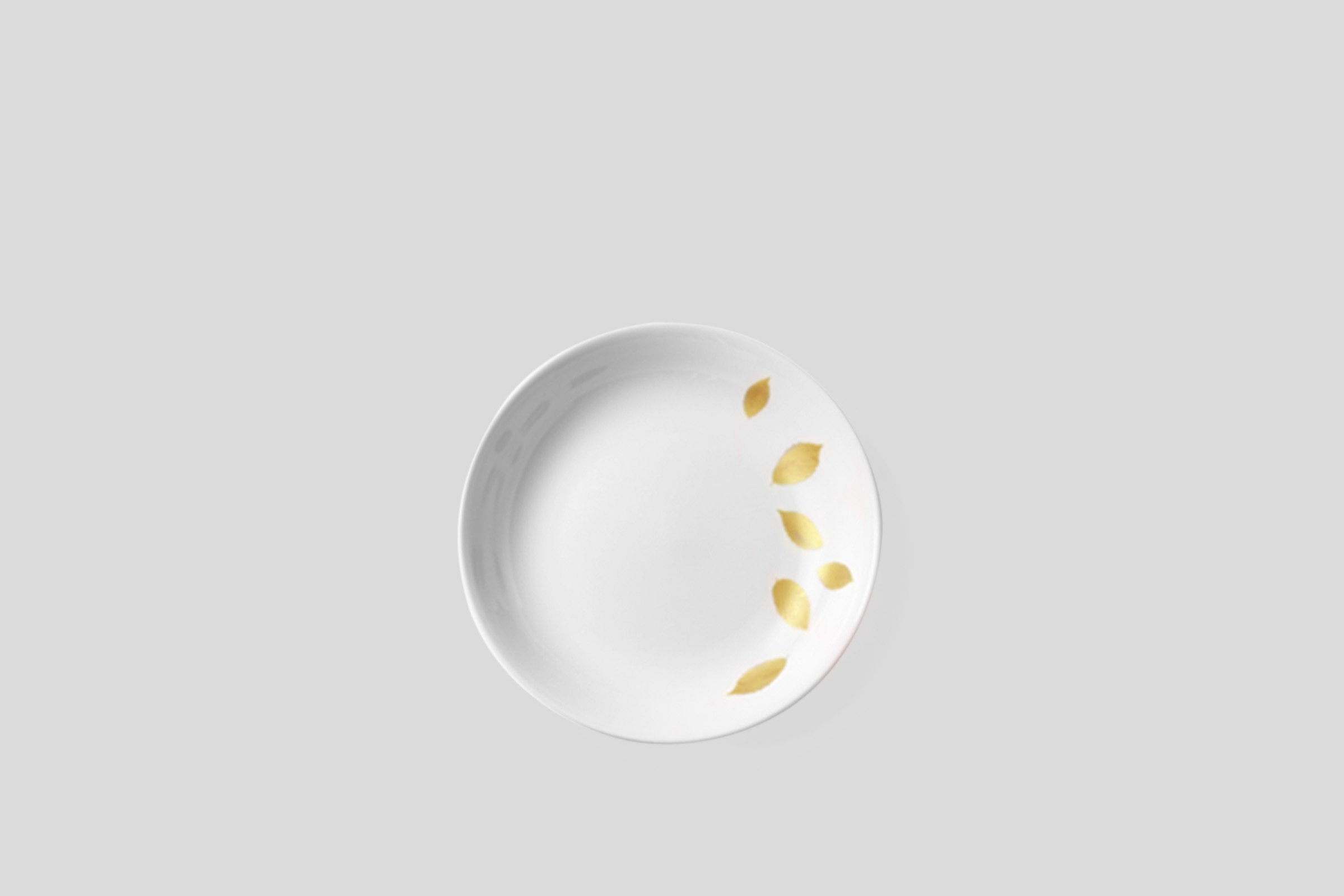 Gold Leaf Soup Plate