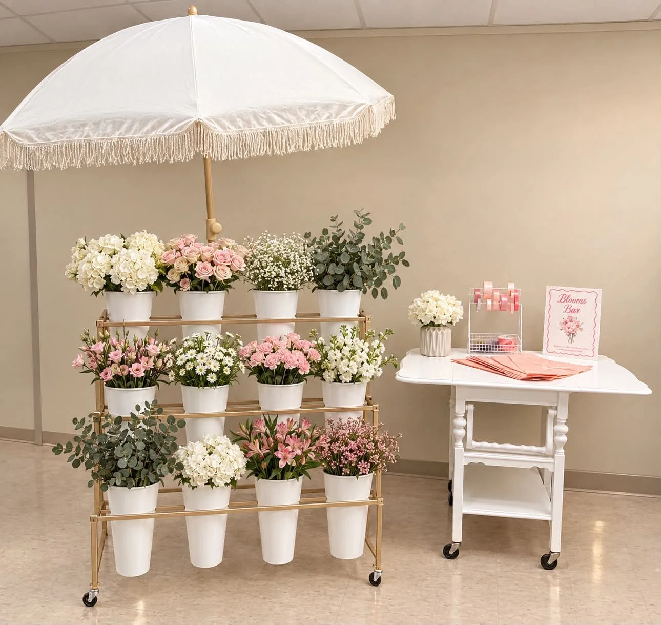 Flower Bar Stand