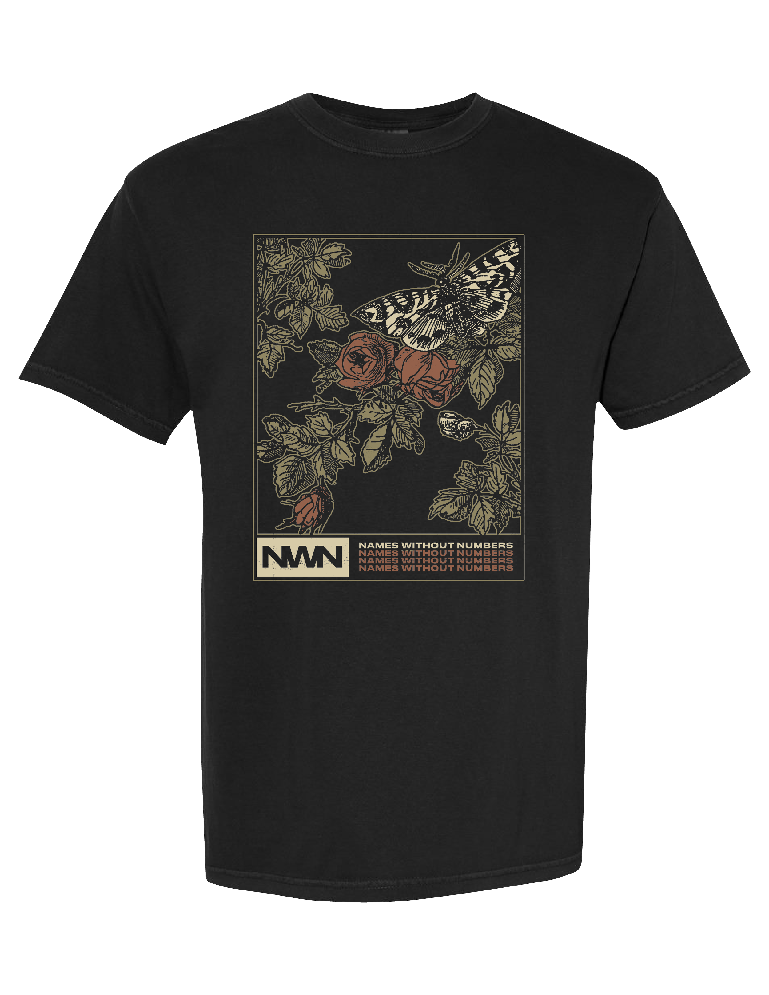 Flower/Moth T-Shirt