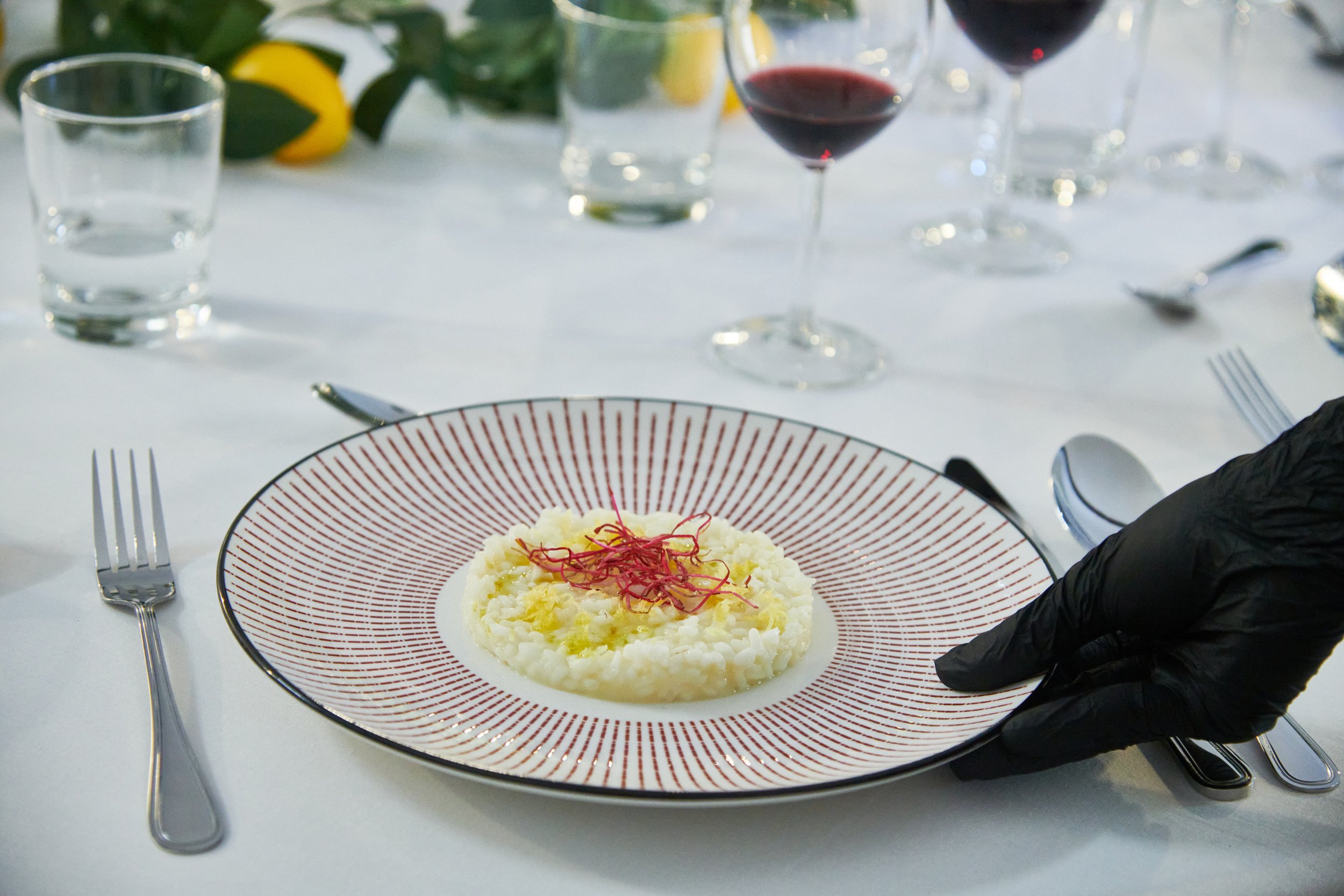 Plat signature italien pour traiteur mariage à Waterloo – cuisine italienne raffinée pour événements.