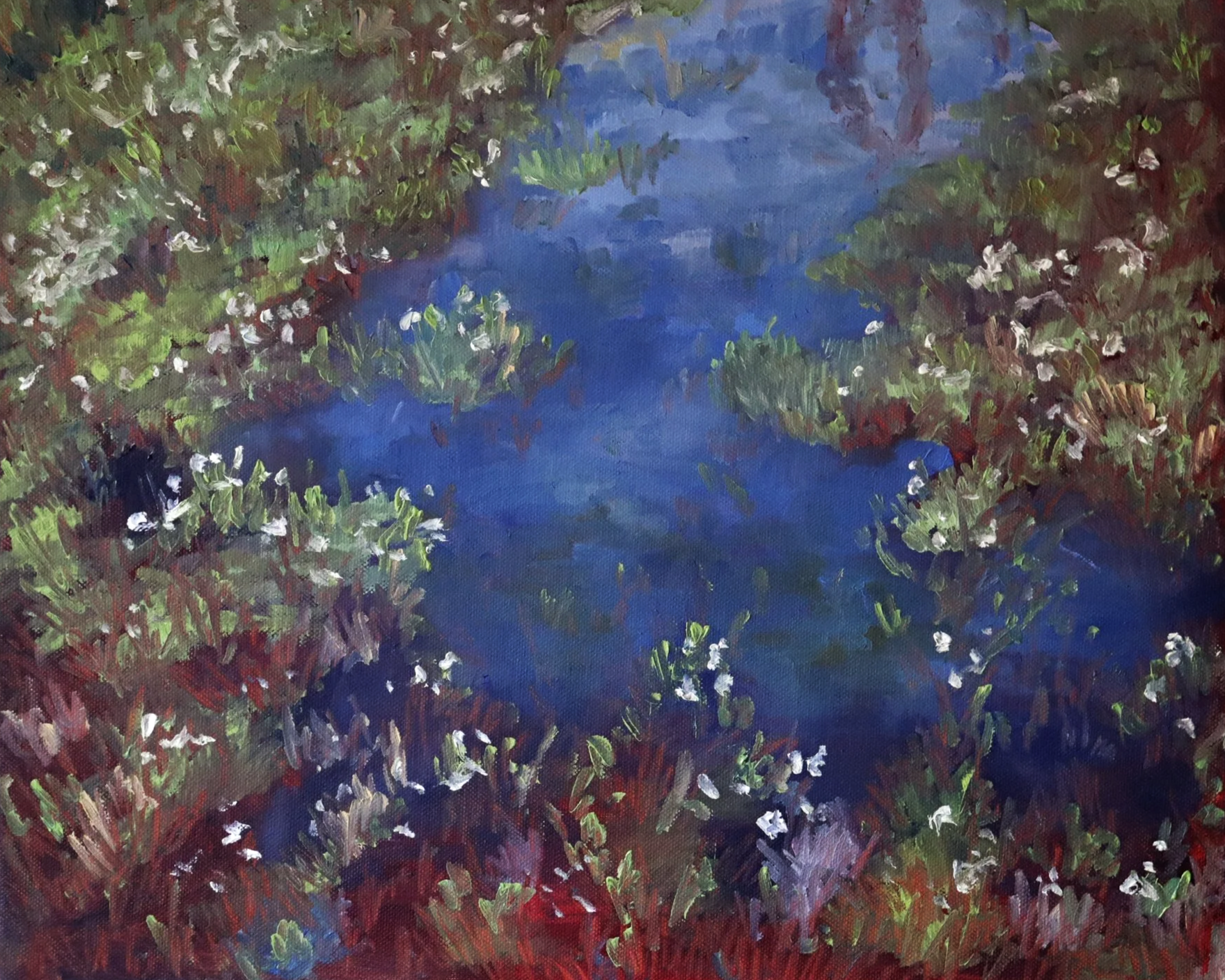 Águas paradas I /

2025 /

Óleo sobre tela com moldura /

46cm x 38cm
