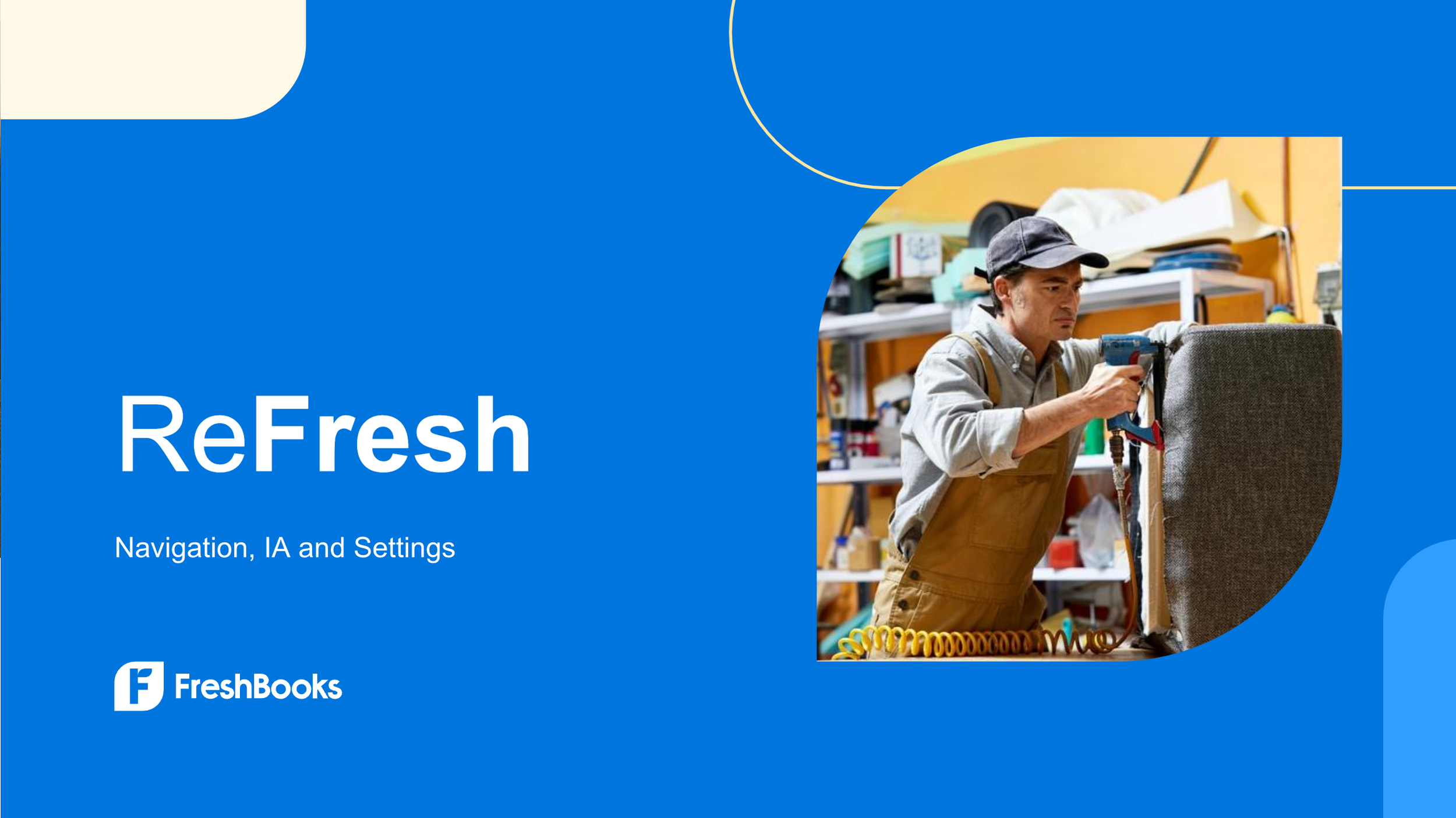 ReFresh Navigation IA - FreshBooks