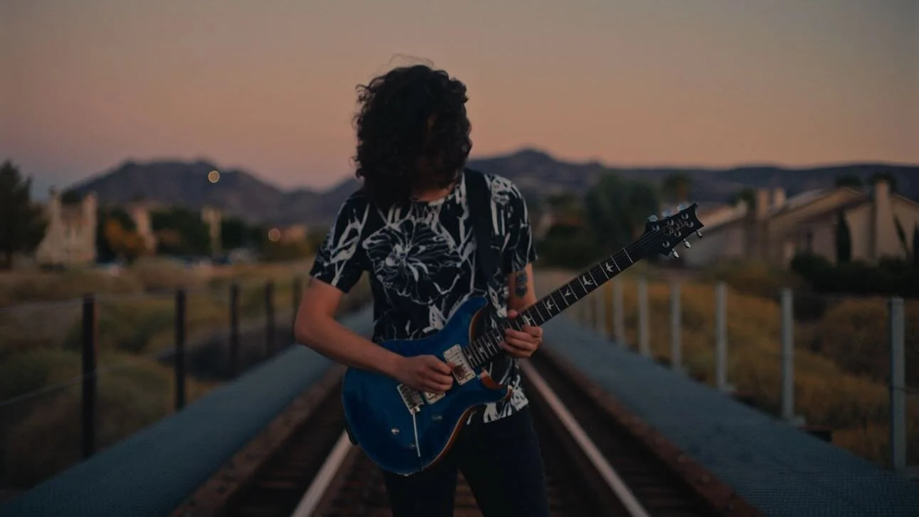 Stills from the music video I shot for @nukepasta_ and @raxigram. Love the way the visuals in this video came out. Beautiful Las Vegas sunset on train tracks. That light goes quick though😬