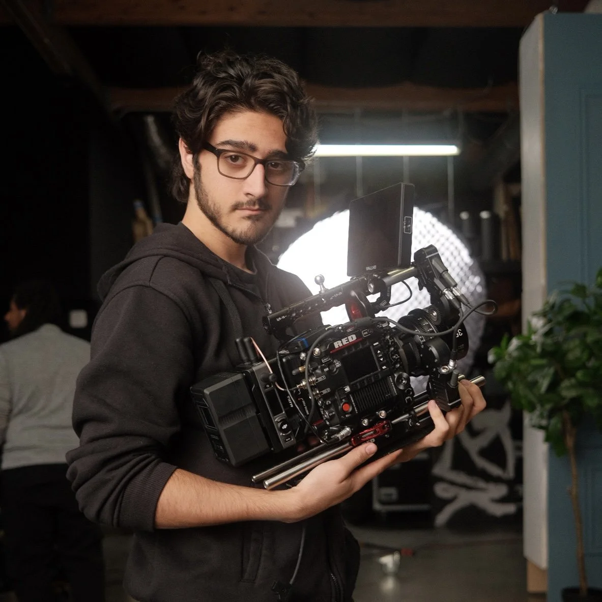 Las Vegas Director and Cinematographer Kyle Cooper, behind the scenes