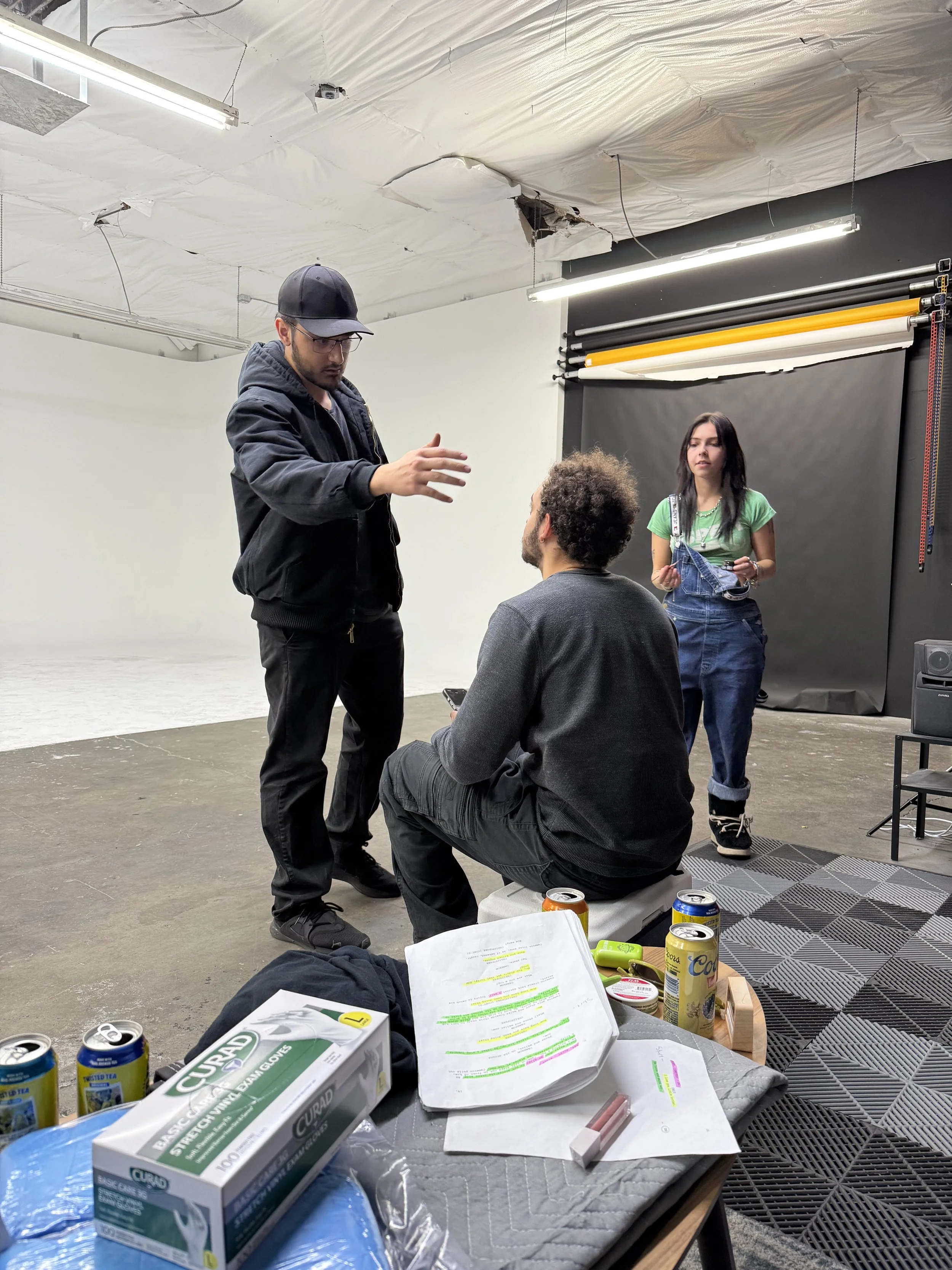 Las Vegas Video Production cast and crew behind the scenes