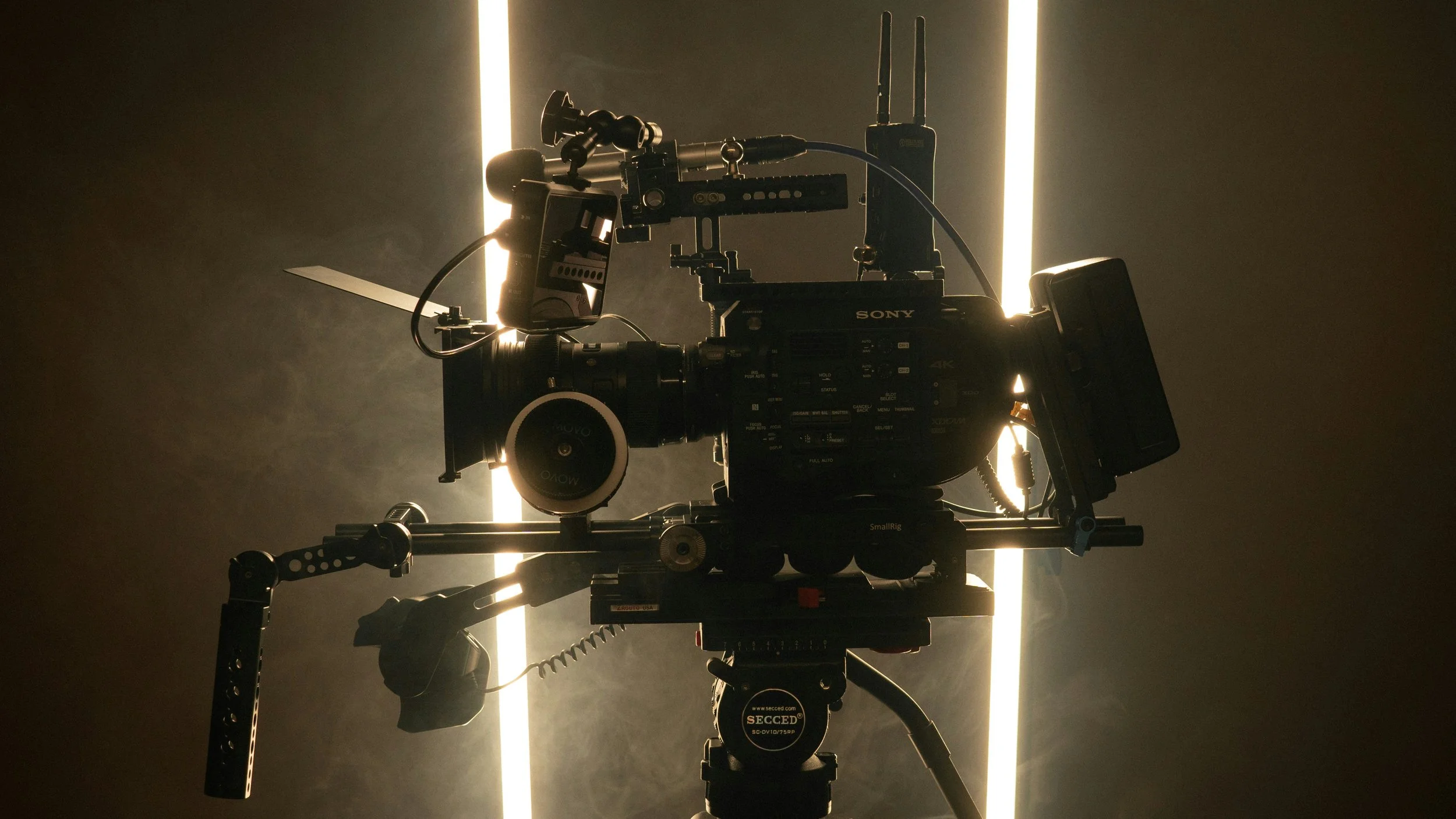 Image of Sony Video Production Camera on site for Las Vegas Video Production Equipment Rentals.