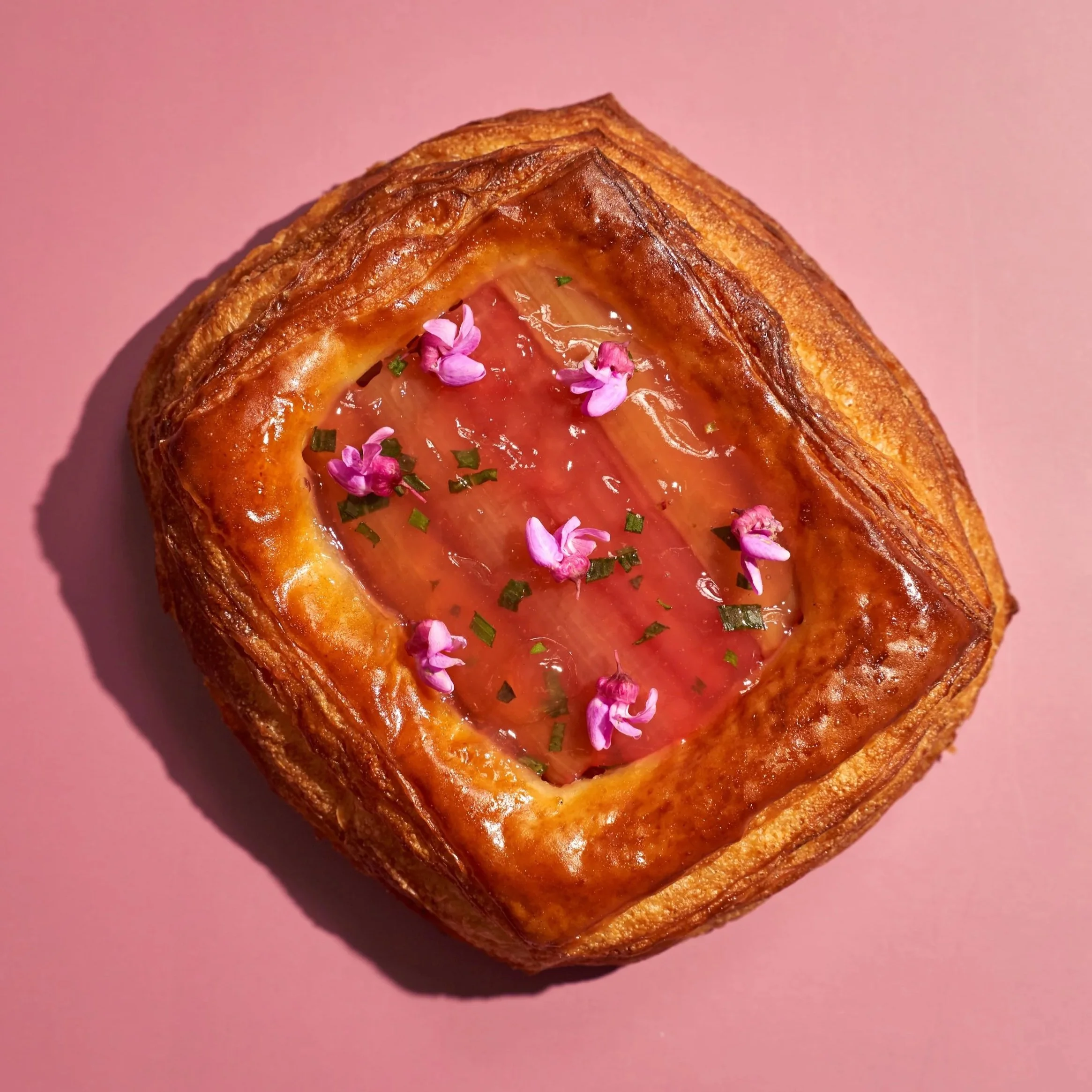 Rhubarb Danish
