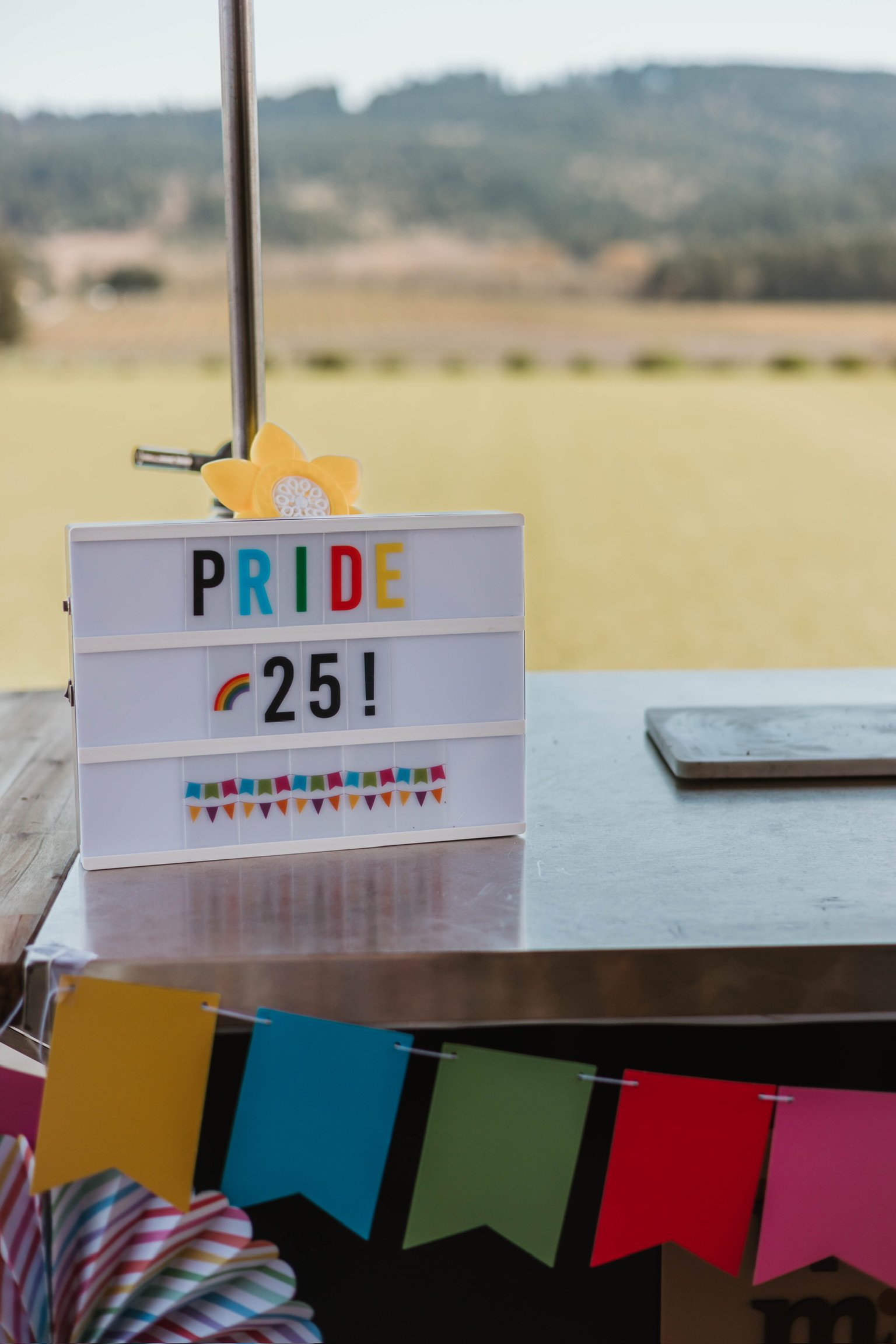 Marquee sign - included