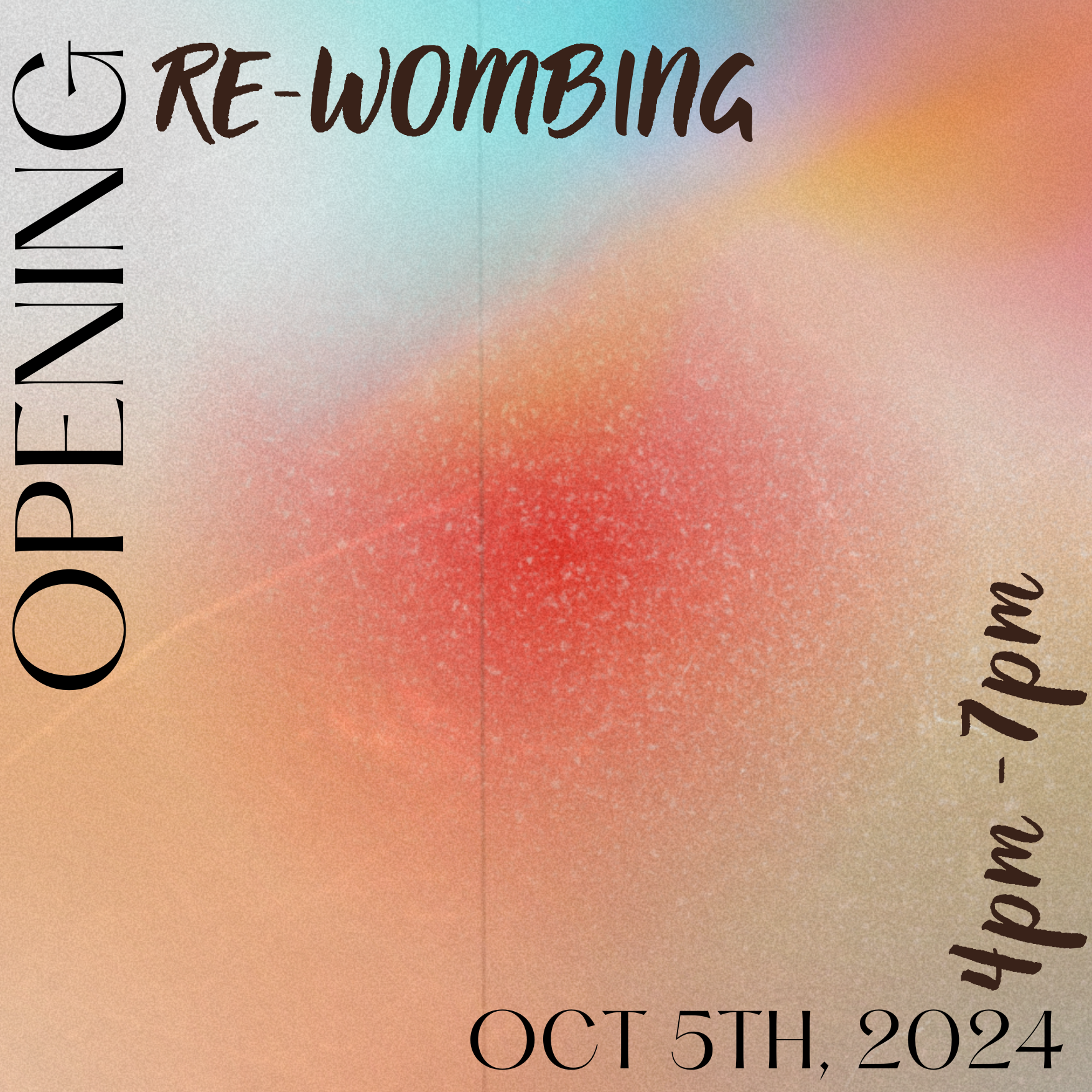 Re-Wombing Exhibition Opening