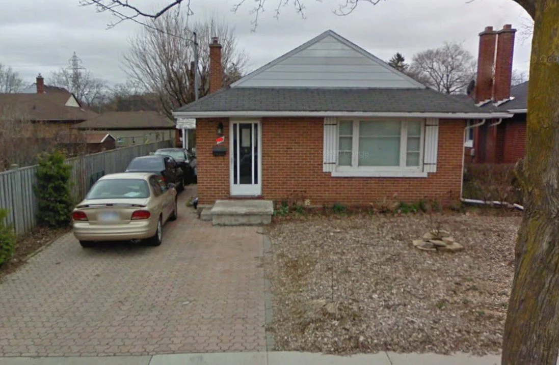 Our second small bungalow we purchased as an investment and home to live in
