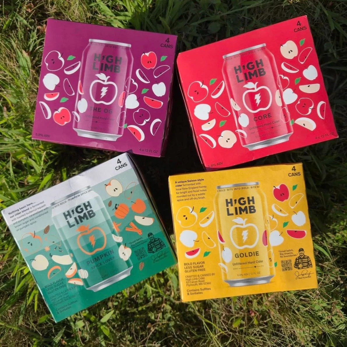 High Limb Cider, based in Plymouth, MA, crafts bold, thoughtfully made ciders using real apples, quality ingredients, and a hands-on fermentation process. With crisp, creative flavors and plenty of New England character, High Limb is an especially gr