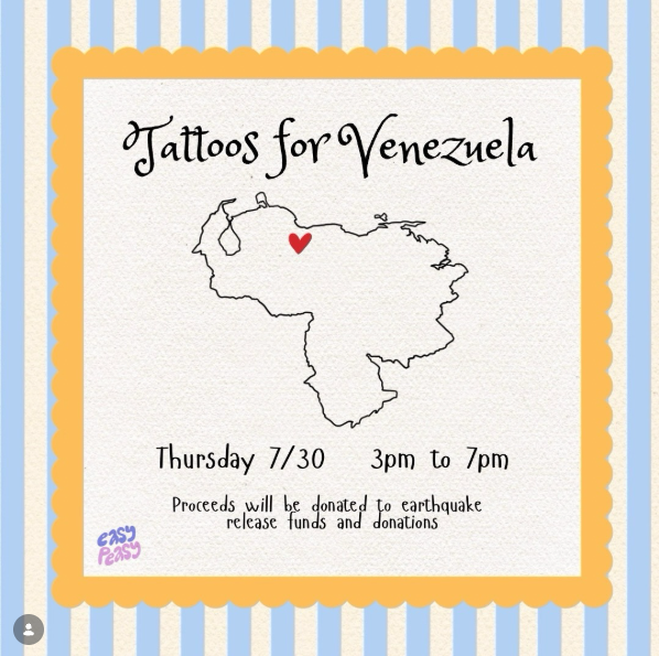 Tattoo’s for Venezuela