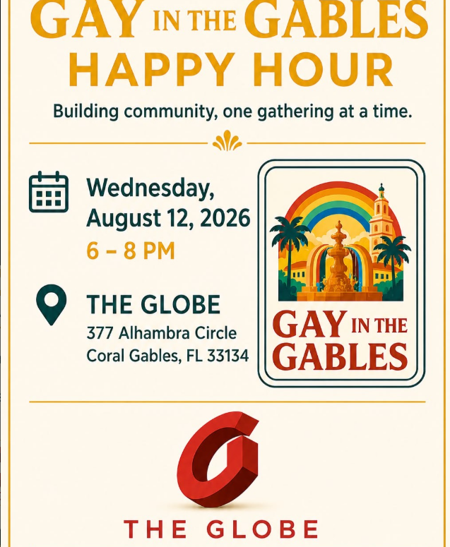 Gay in the Gables Happy Hour
