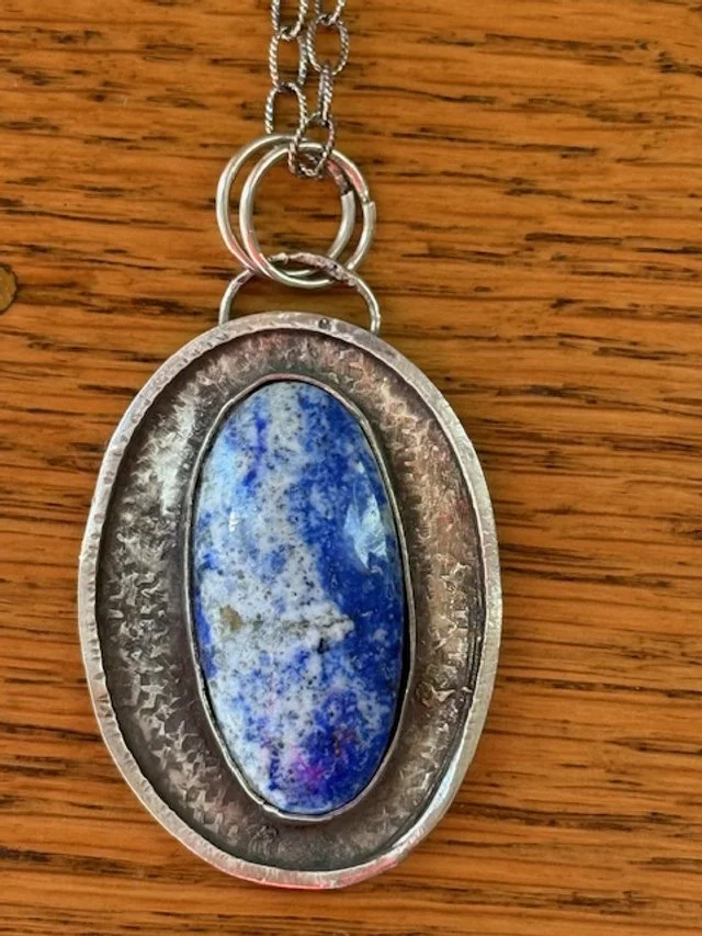 Lapis Lazuli on Silver