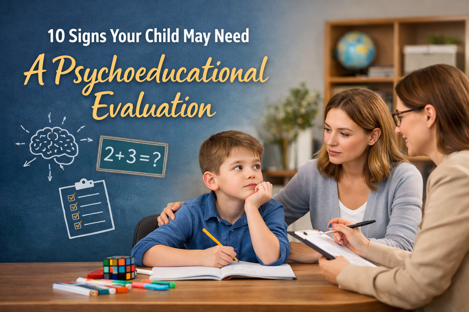 10 Signs Your Child May Need a Psychoeducational Evaluation