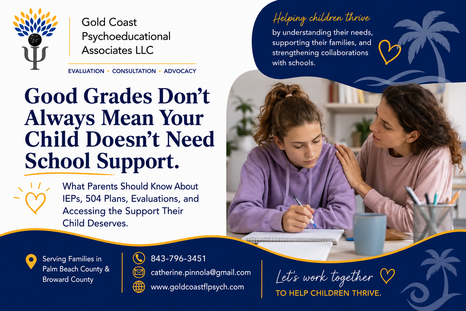 Good Grades Don’t Always Mean Your Child Doesn’t Need School Support
