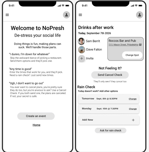 NoPresh: a Social Anxiety App