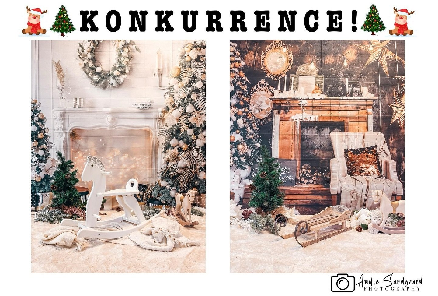 🌟VIND 🌟 KONKURRENCE 🌟VIND 🌟
JULEKORT FOTOGRAFERING 🎄🎁

* PR&AElig;MIE *
1xJulekort fotografering ink. 10 stk julekort i 13x18
KOLDING d. 01-02. Noviembre 

V&aelig;rdi; 699 kr🙈

🚨S&Aring;DAN DELTAGER DU🚨
🎅🏼🧑🏻&zwj;🎄Kommenter, hvilken bag