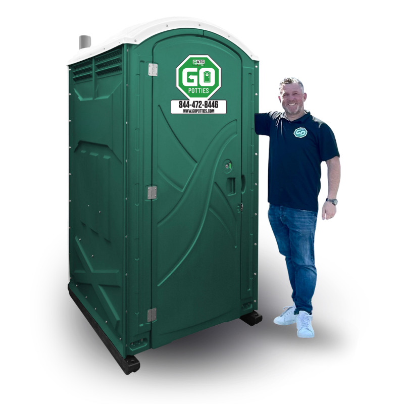Jason Menchen of Go Potties is proud to stand behind his products and services at Go Potties portable restrooms in Las Vegas